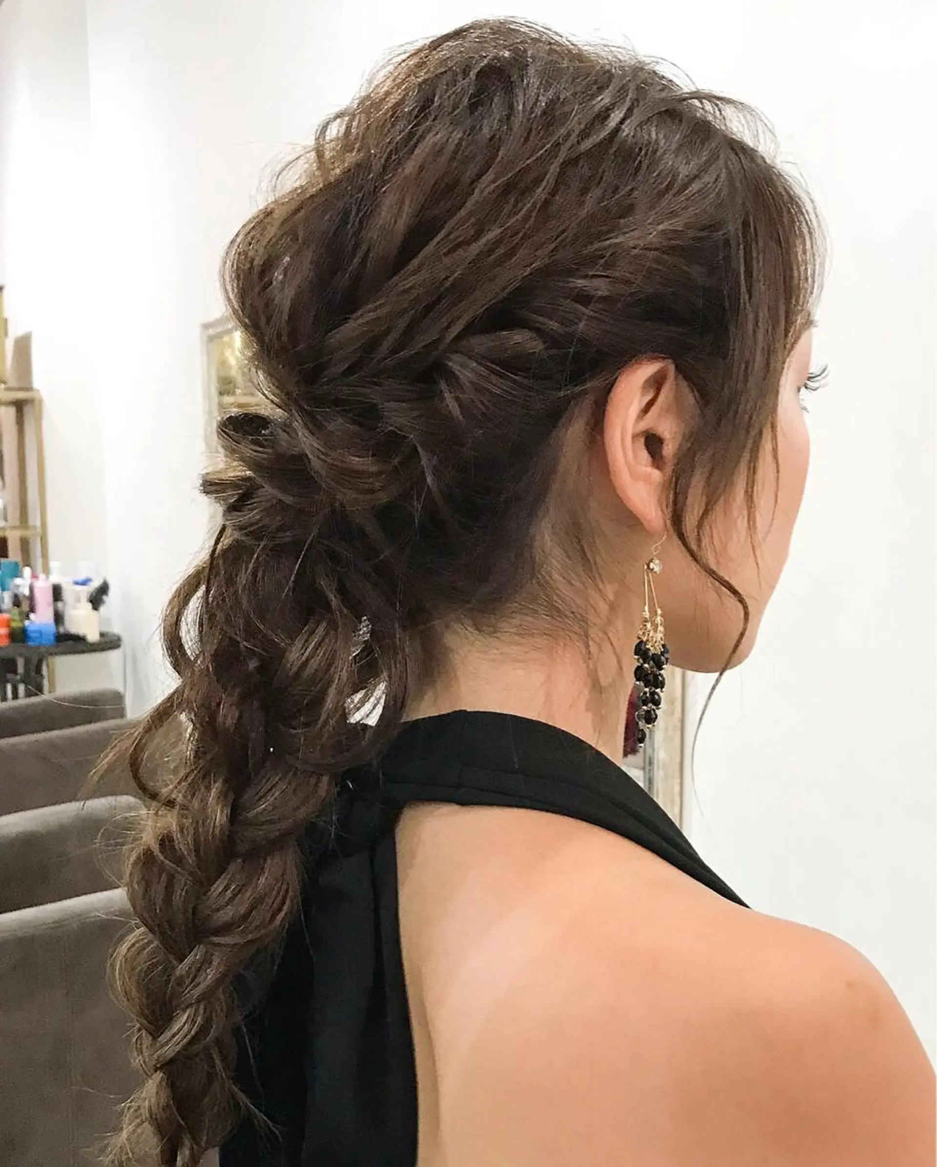 ロング ヘアアレンジ エクステ（レミー毛） NINEのヘアスタイル