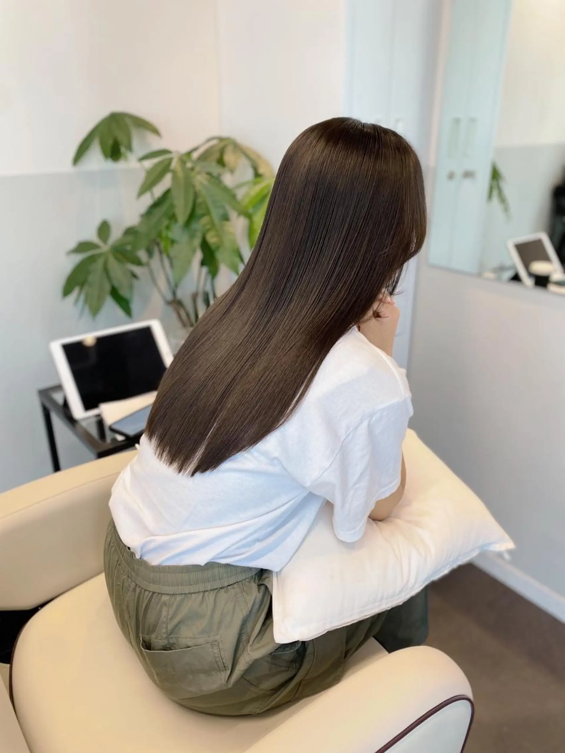 ロング カラー ヘアアレンジ 髪質改善 トリートメント ブリーチなしカラー/ 髪質改善/寺門束のヘアスタイル