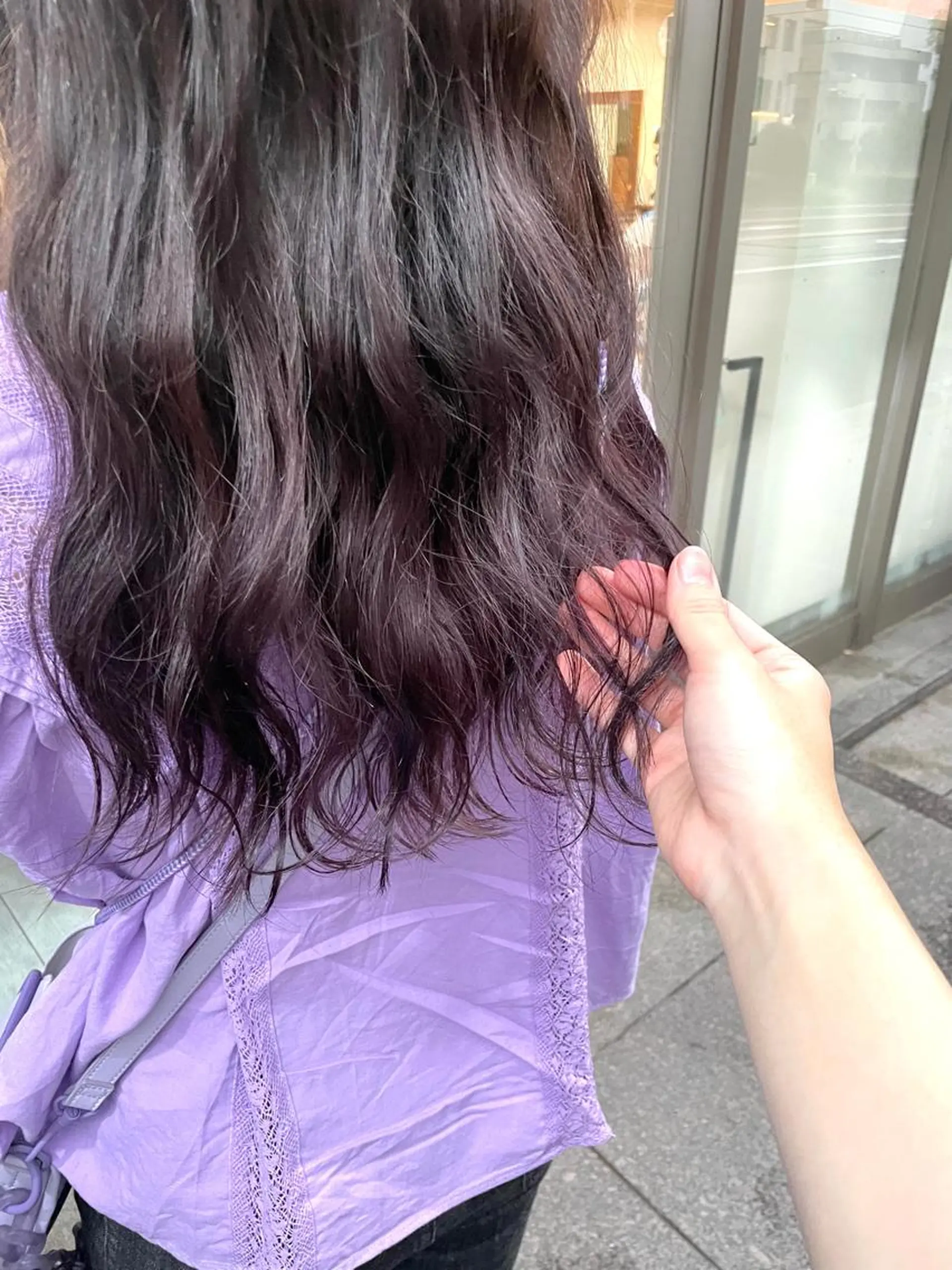 ロング カラー ヘアアレンジ ベージュカラー ブリーチ ラベンダーカラー ラベンダーベージュ 🫧ヒシダアキ taboo.i🫧のヘアスタイル