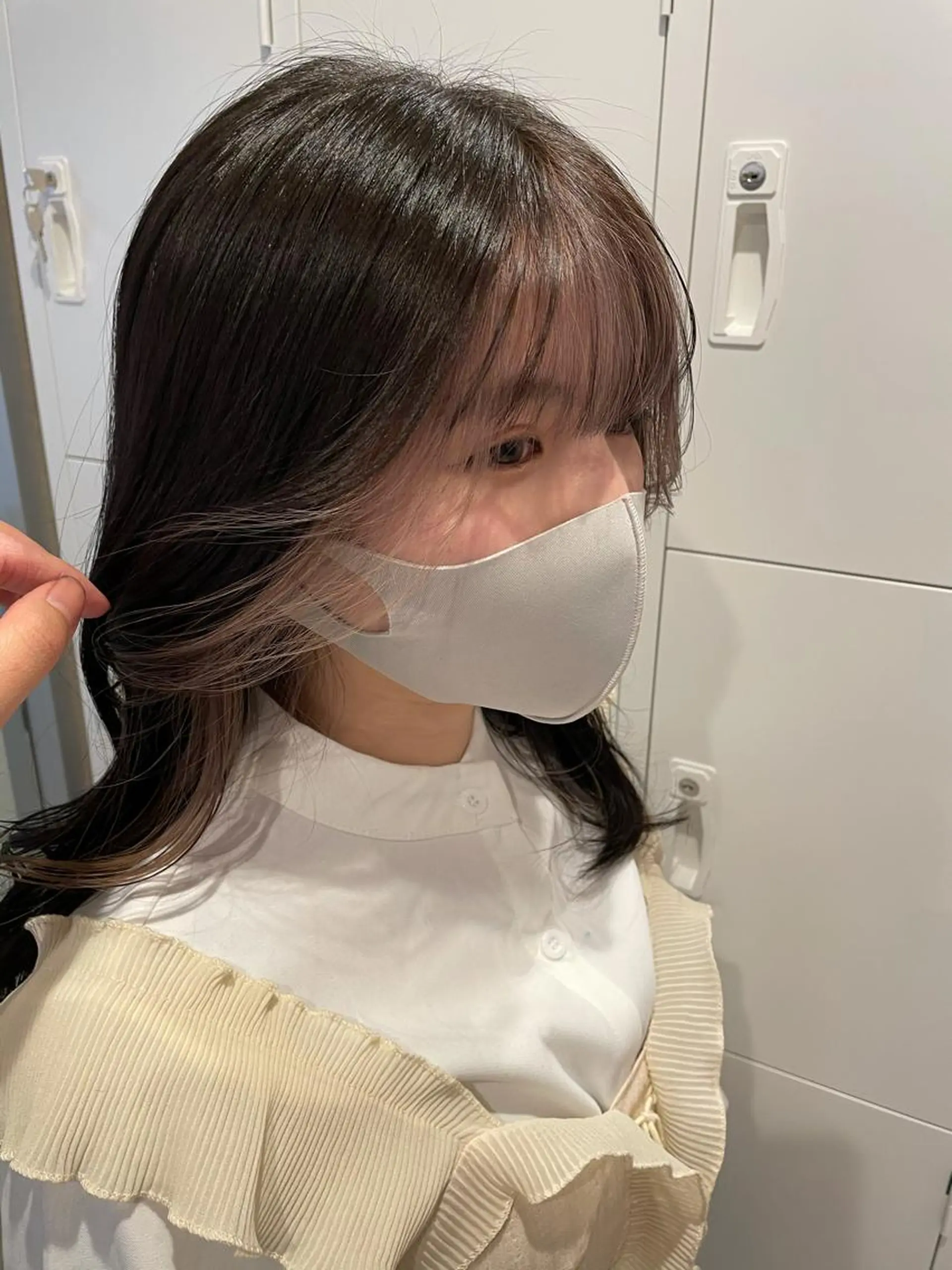ミディアム カラー ベージュカラー インナーカラー 沖縄/ヘアアレンジ /ナカノのヘアスタイル