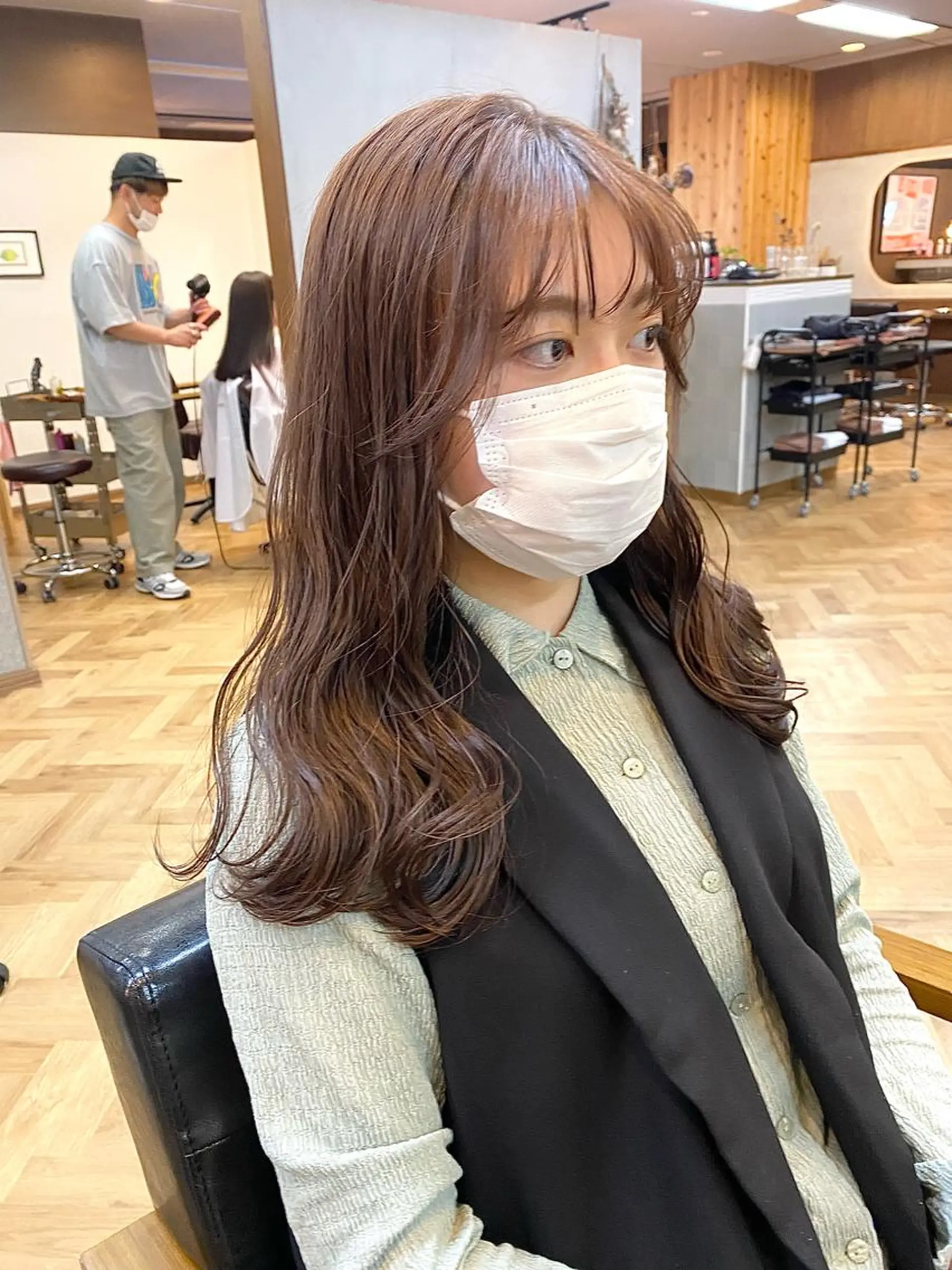 ロング カラー ブリーチ 透明感カラー ブリーチなしカラー ハル🌸柔色/ ブリーチなし/艶髪のヘアスタイル