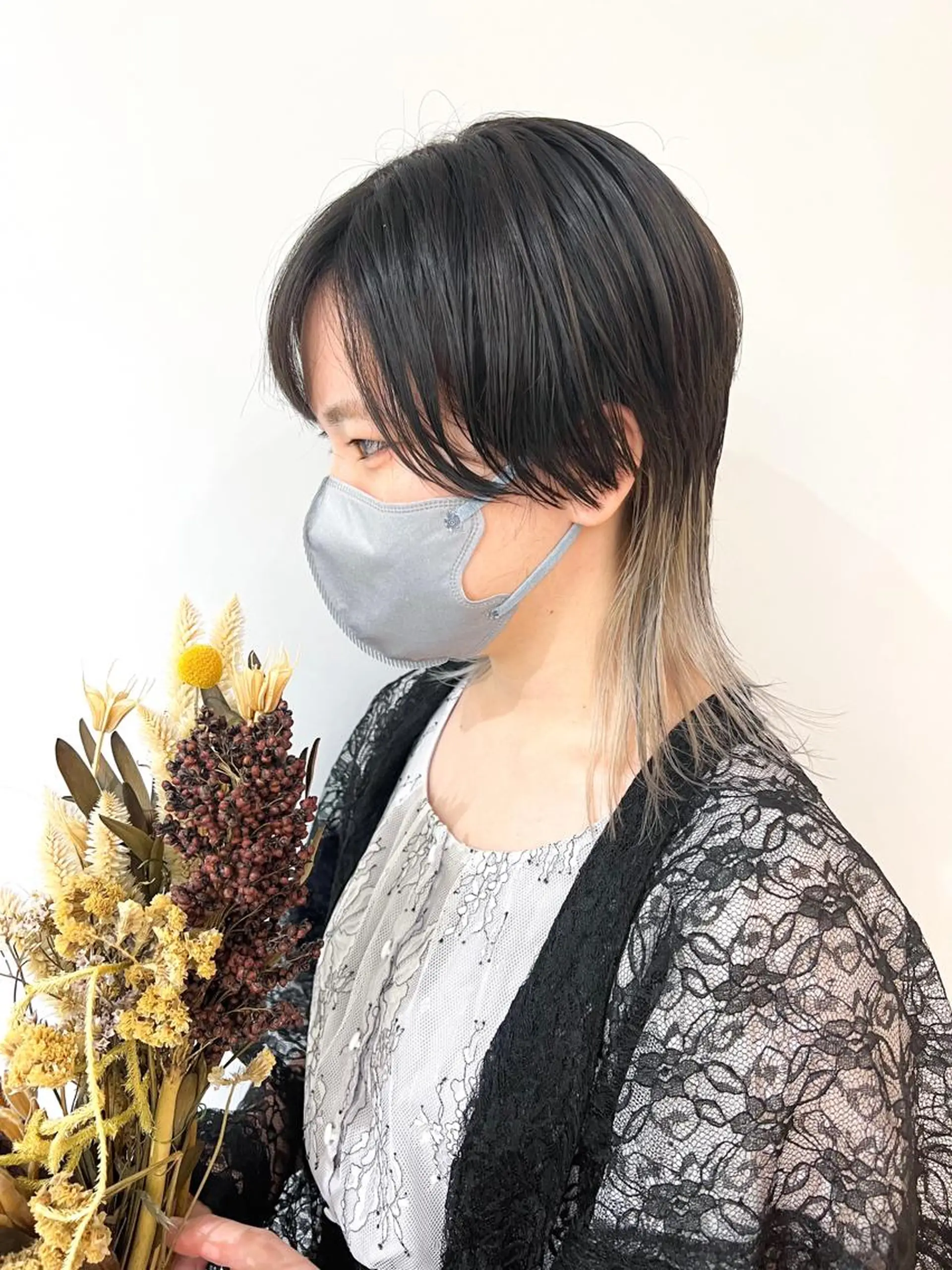 ミディアム カット ヘアカラー トリートメント ☺︎ RIHOのヘアスタイル