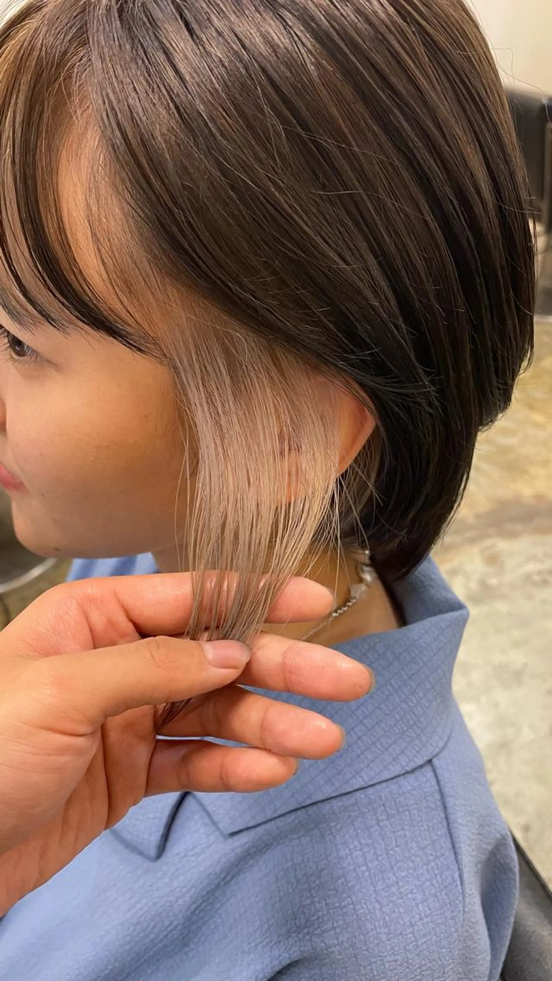 ショート カットモデル募集 長谷川のヘアスタイル