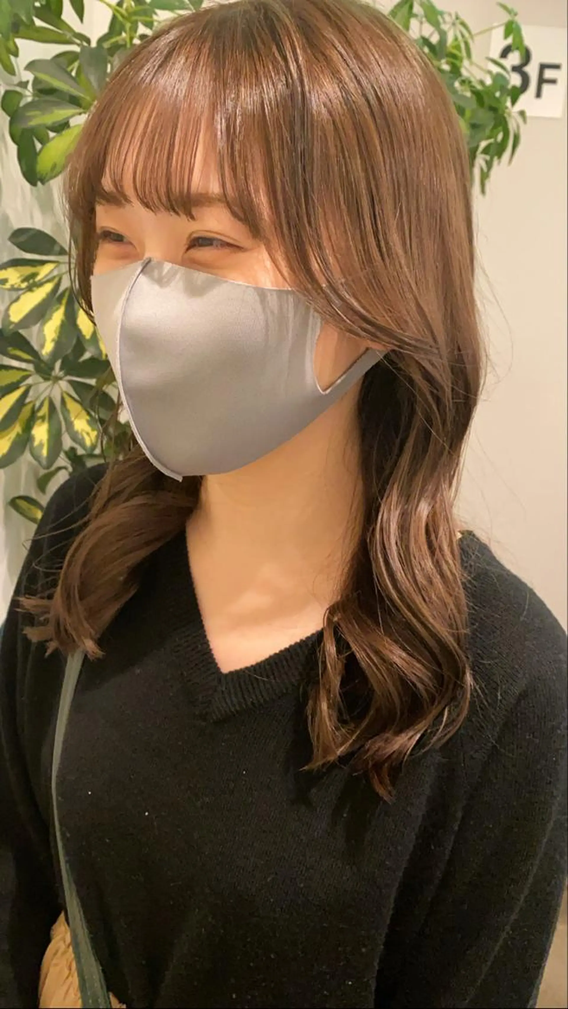 セミロング カラー ヘアアレンジ ベージュカラー ブラウンカラー fit stand /HIIRAGIのヘアスタイル