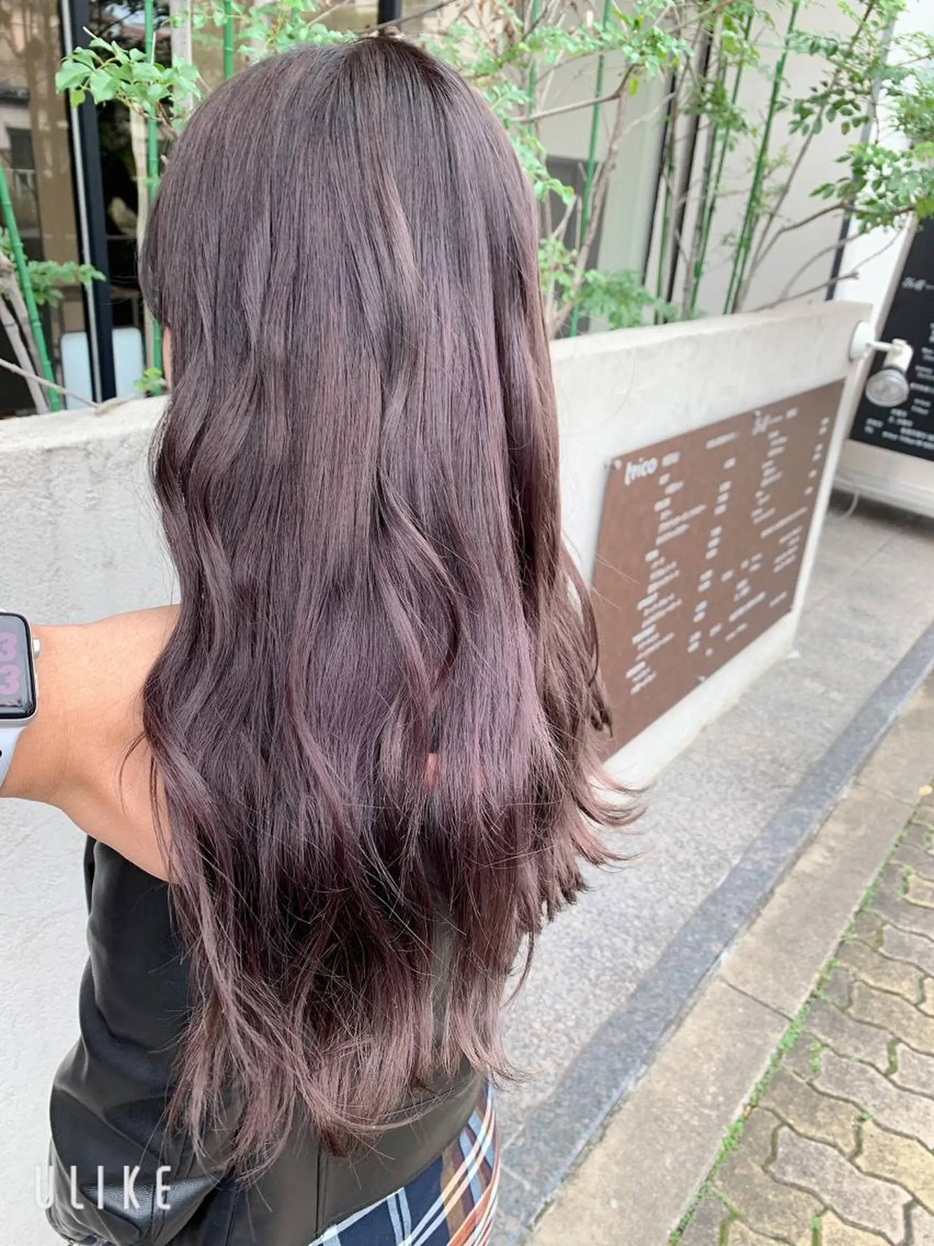 セミロング カラー ラベンダーカラー 似合わせ/ブリーチ カラー.岡田友仁のヘアスタイル