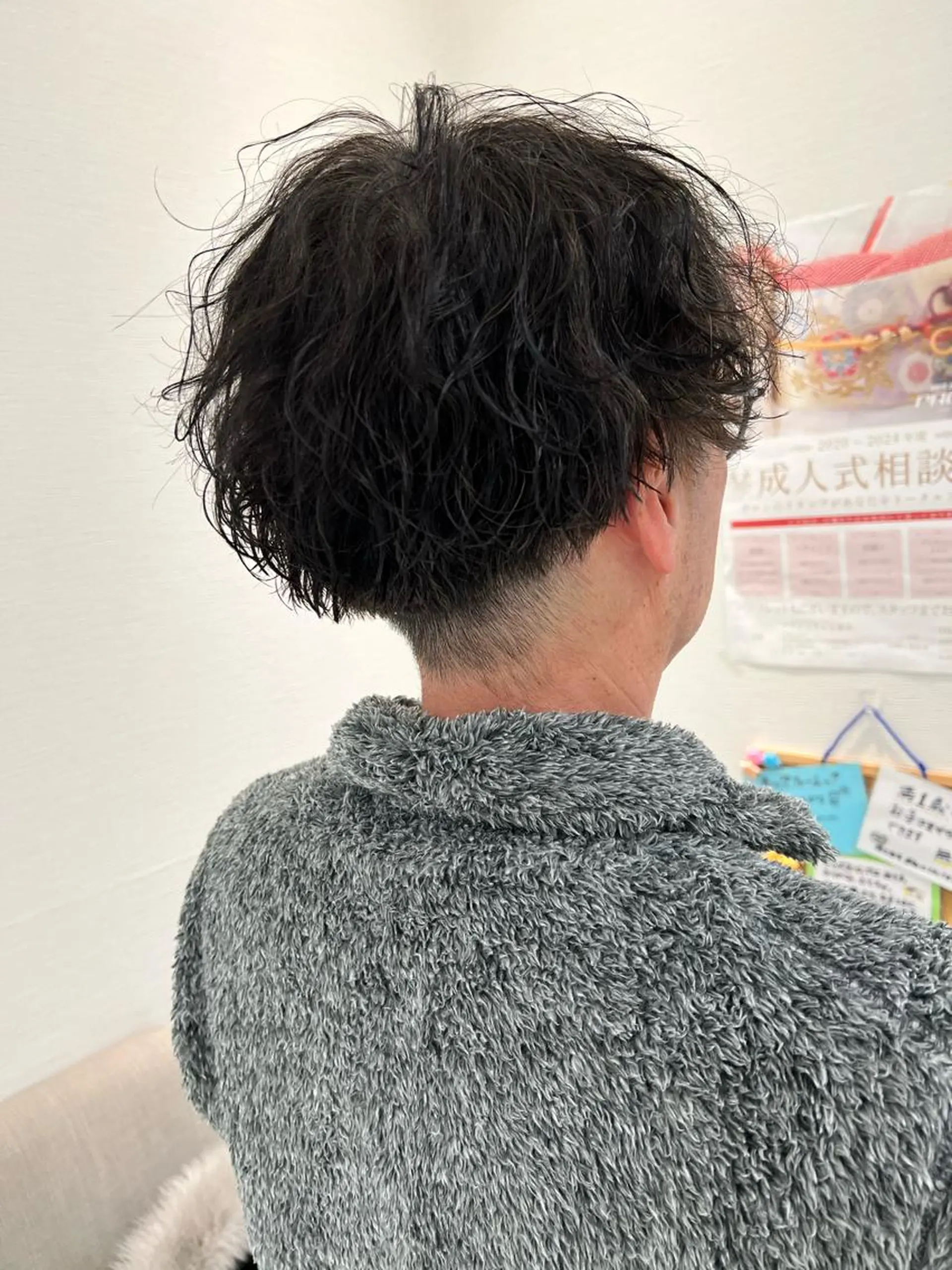 パーマ メンズ 波巻きパーマ 〆田 幸子のヘアスタイル