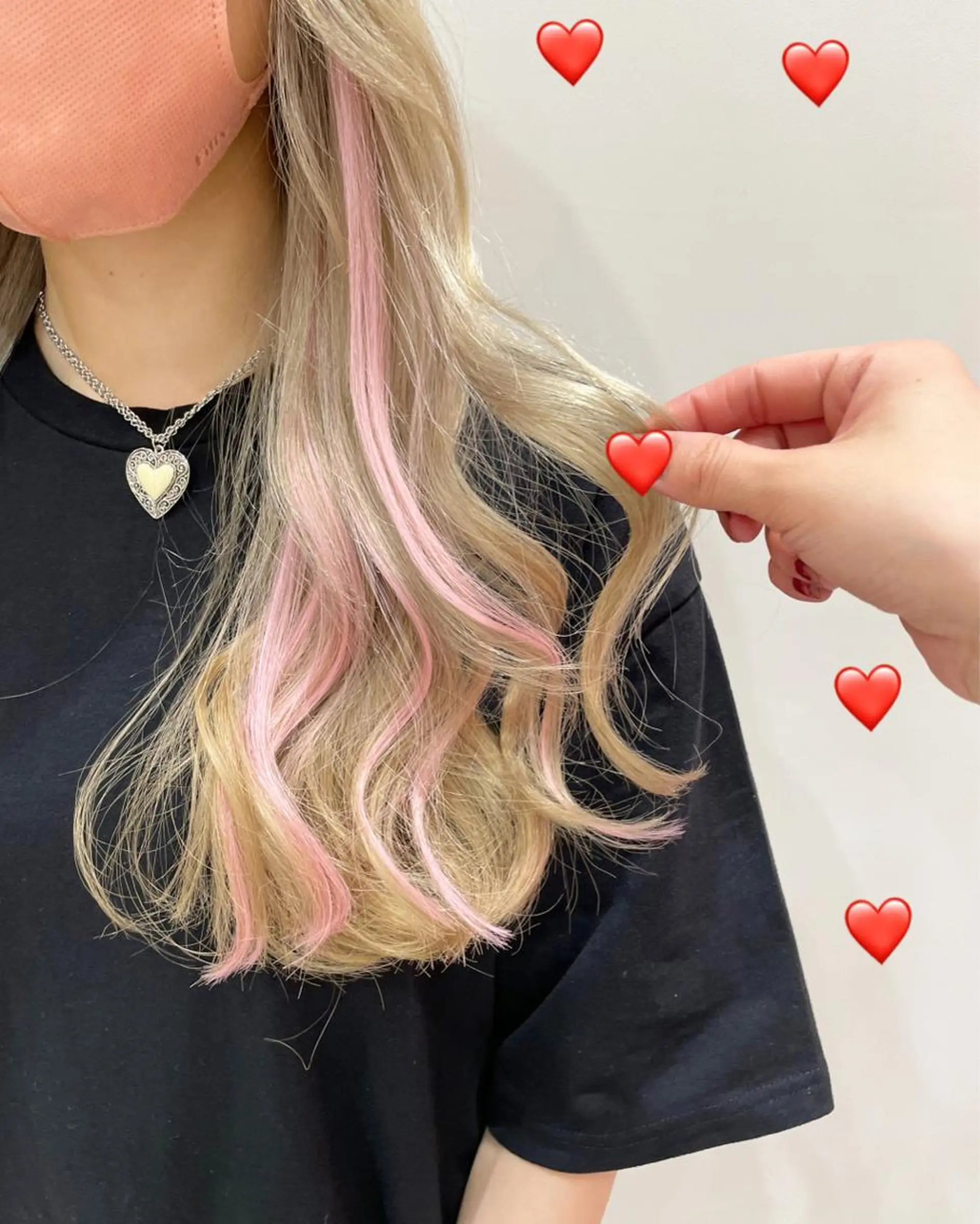 ロング カラー シールエクステ ブリーチ エクステ ヘアカラー トリートメント 新宿駅近♡個室 ♡関口三都季🌜のヘアスタイル