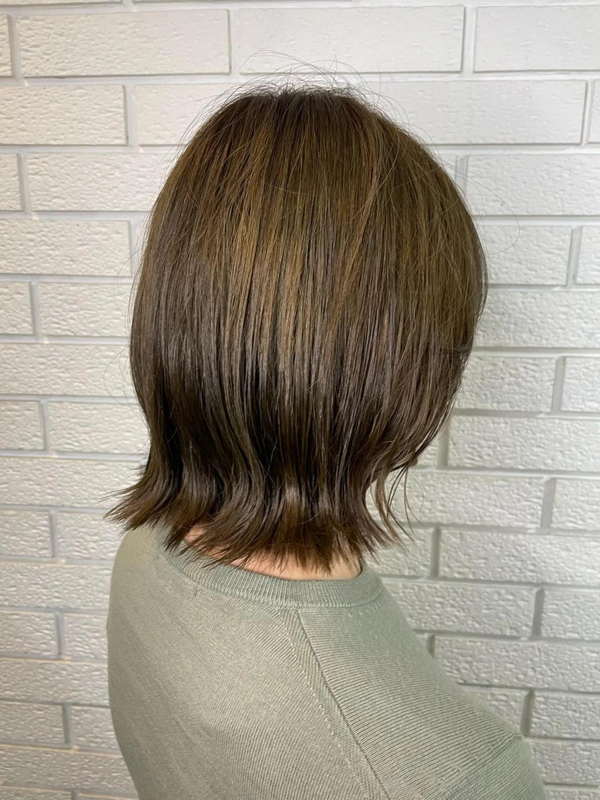 ミディアム ボブ 外ハネヘア ニュアンスデザイン✄ YOU♡のヘアスタイル