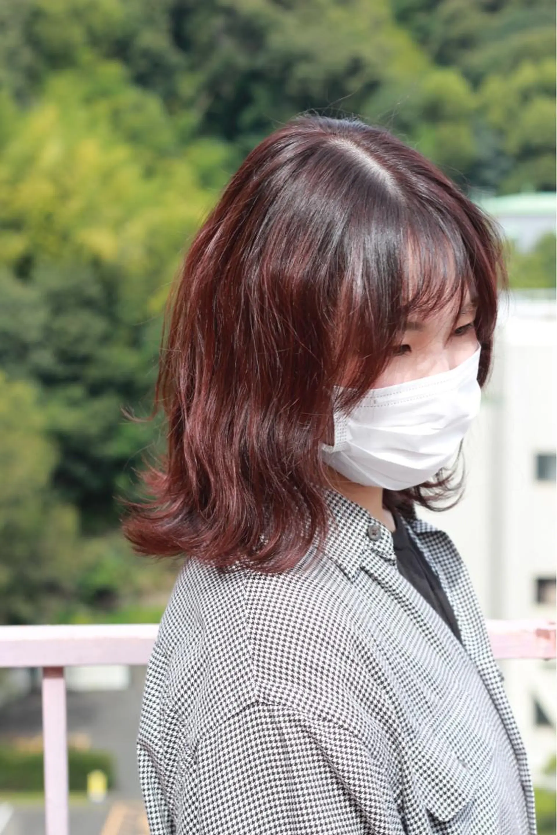 ミディアム カラー ラベンダーカラー ピンクカラー ピンクラベンダー カット ヘアカラー トリートメント Viage （ビアージュ）のヘアスタイル