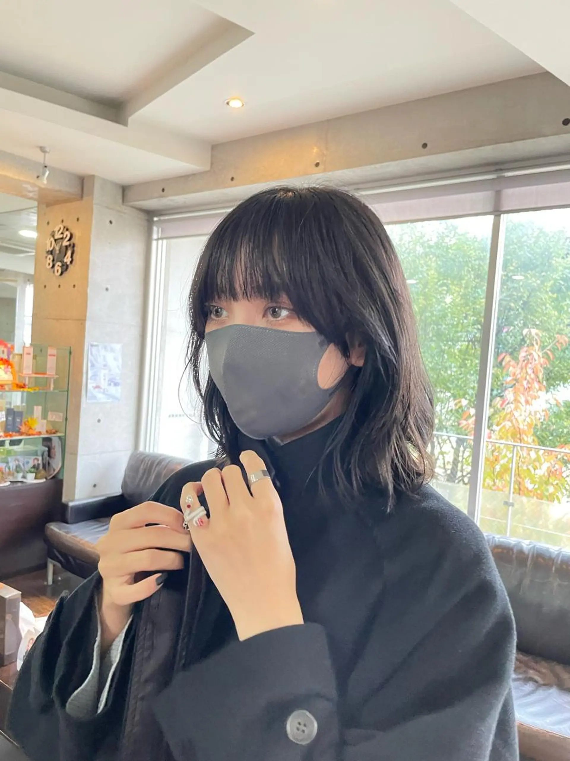 ミディアム 韓国風ヘア レイヤーカット カット ヘアカラー トリートメント 韓国ヘア🤍 慎之介のヘアスタイル