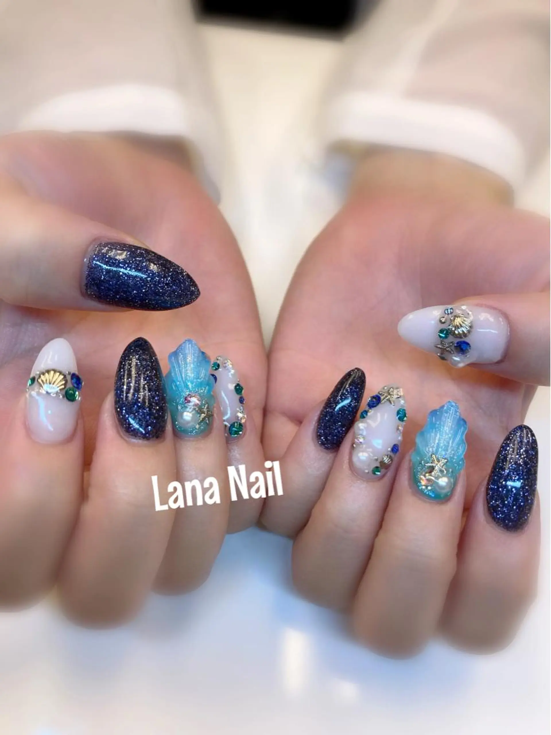 ネイル スカルプネイル Lana Nailのネイルデザイン