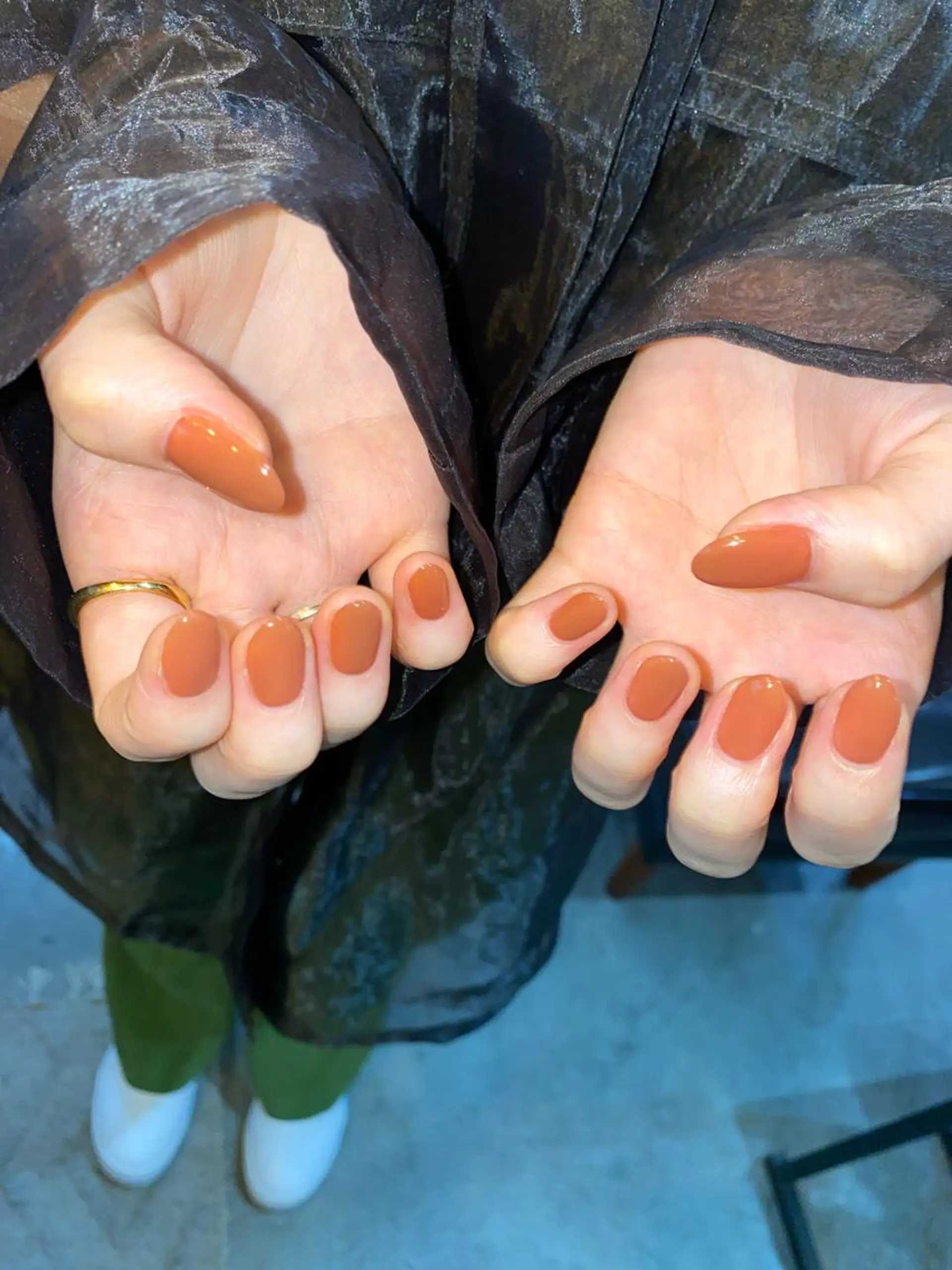 ネイル ワンカラーネイル シンプルネイル ハンドネイル Yarm As Etel.のネイルデザイン