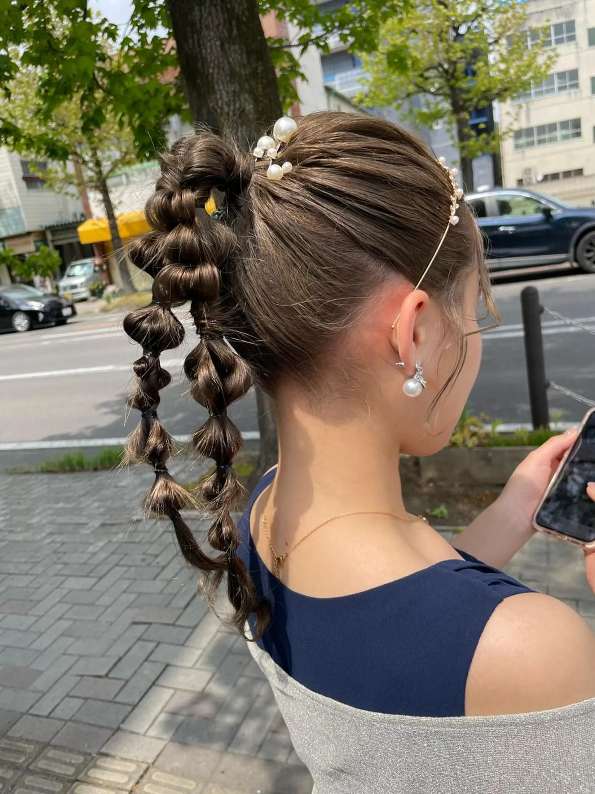 ヘアアレンジ オノ アカネのヘアスタイル