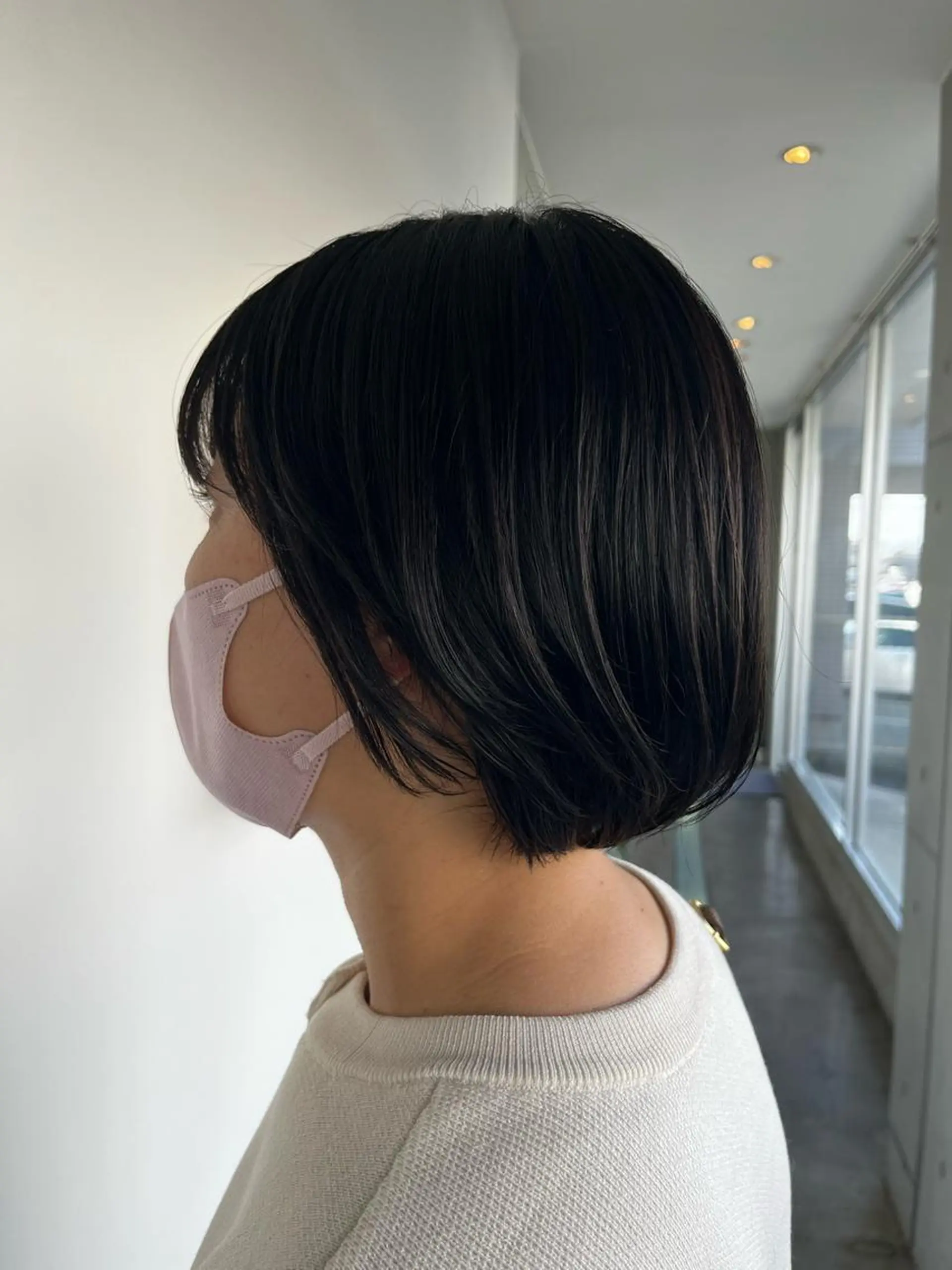 ショート おせ ちさとのヘアスタイル