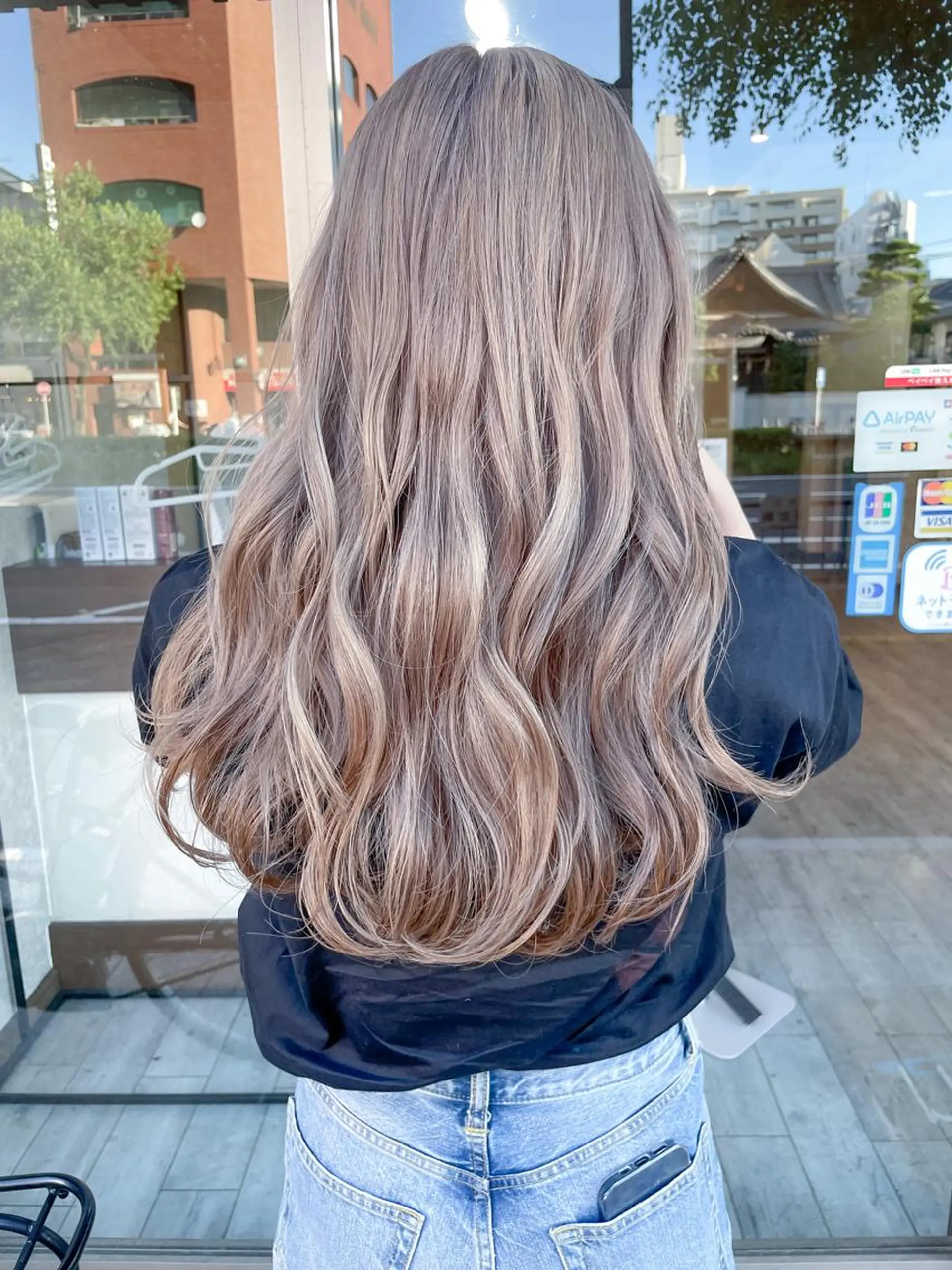 ロング カラー カット ヘアカラー トリートメント レイヤー/高橋 みく /池下/千種のヘアスタイル