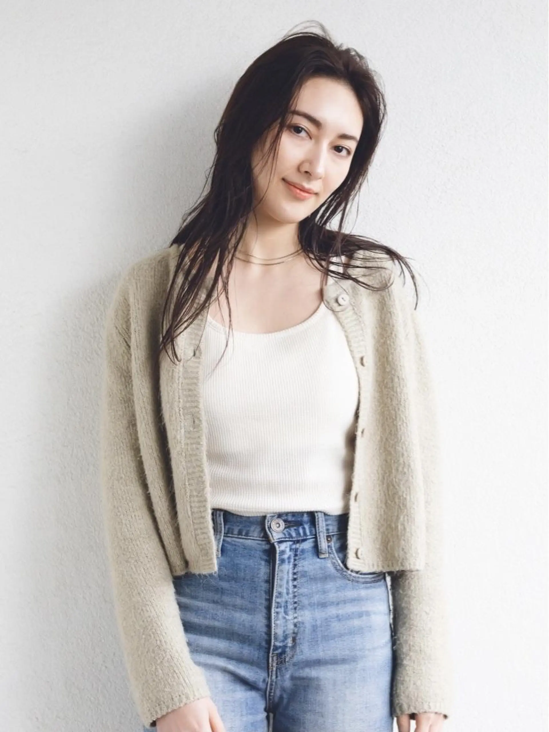 ロング 柳下 涼のヘアスタイル