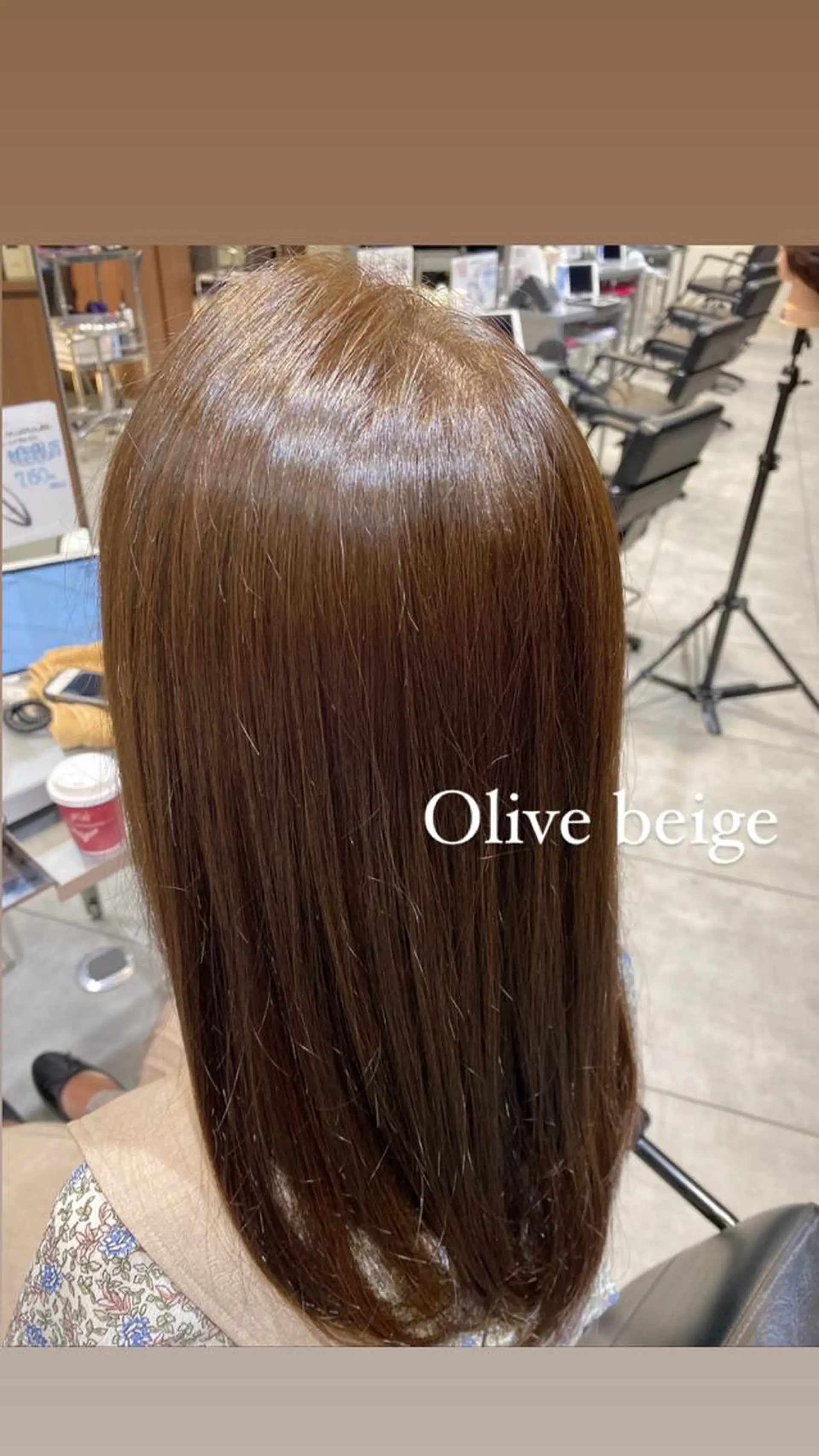 カラー ベージュカラー 透明感カラー ☺︎ Naomiのヘアスタイル