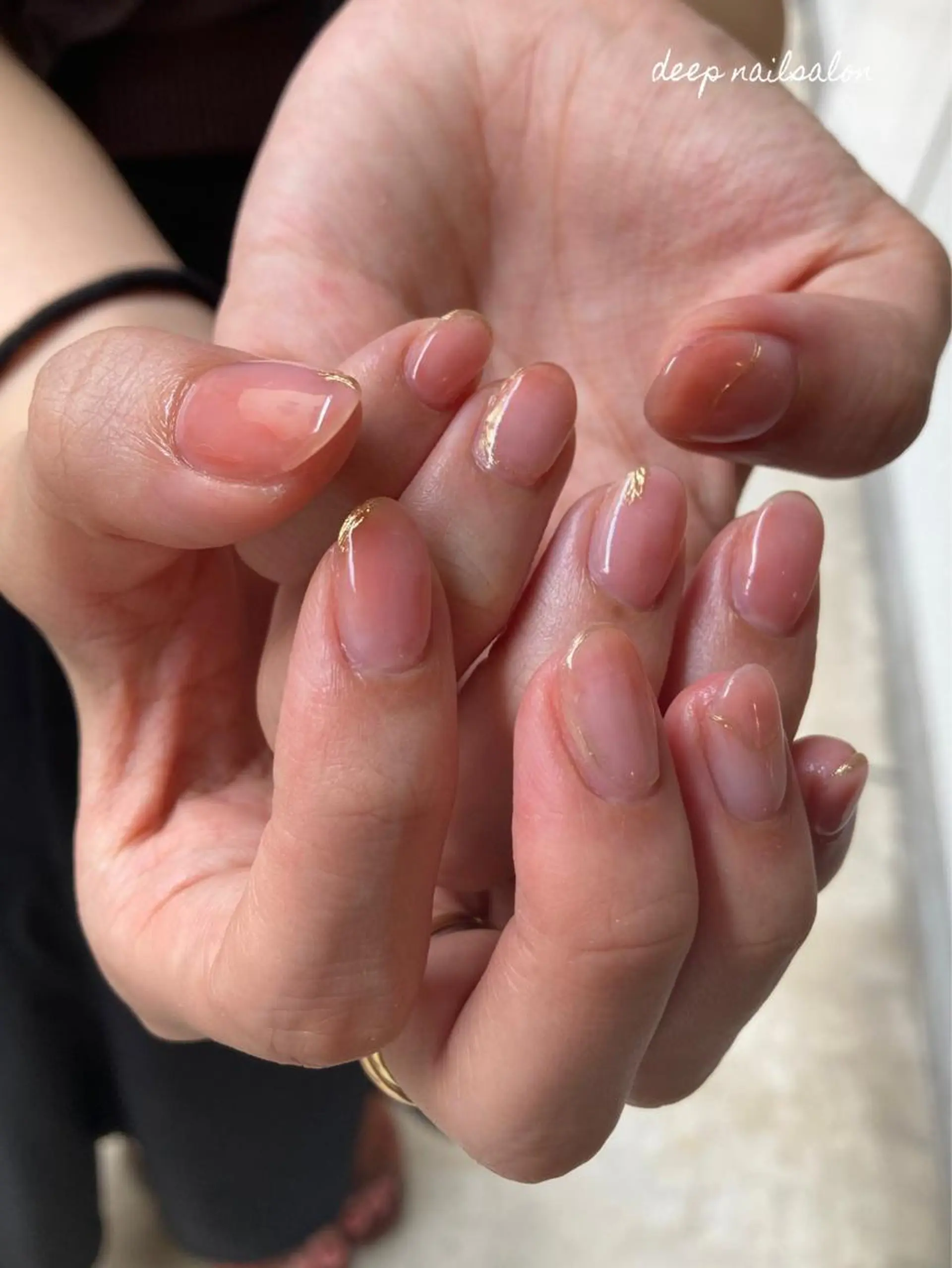 ネイル ミラーネイル シンプルネイル ハンドネイル DEEP nail salonのネイルデザイン
