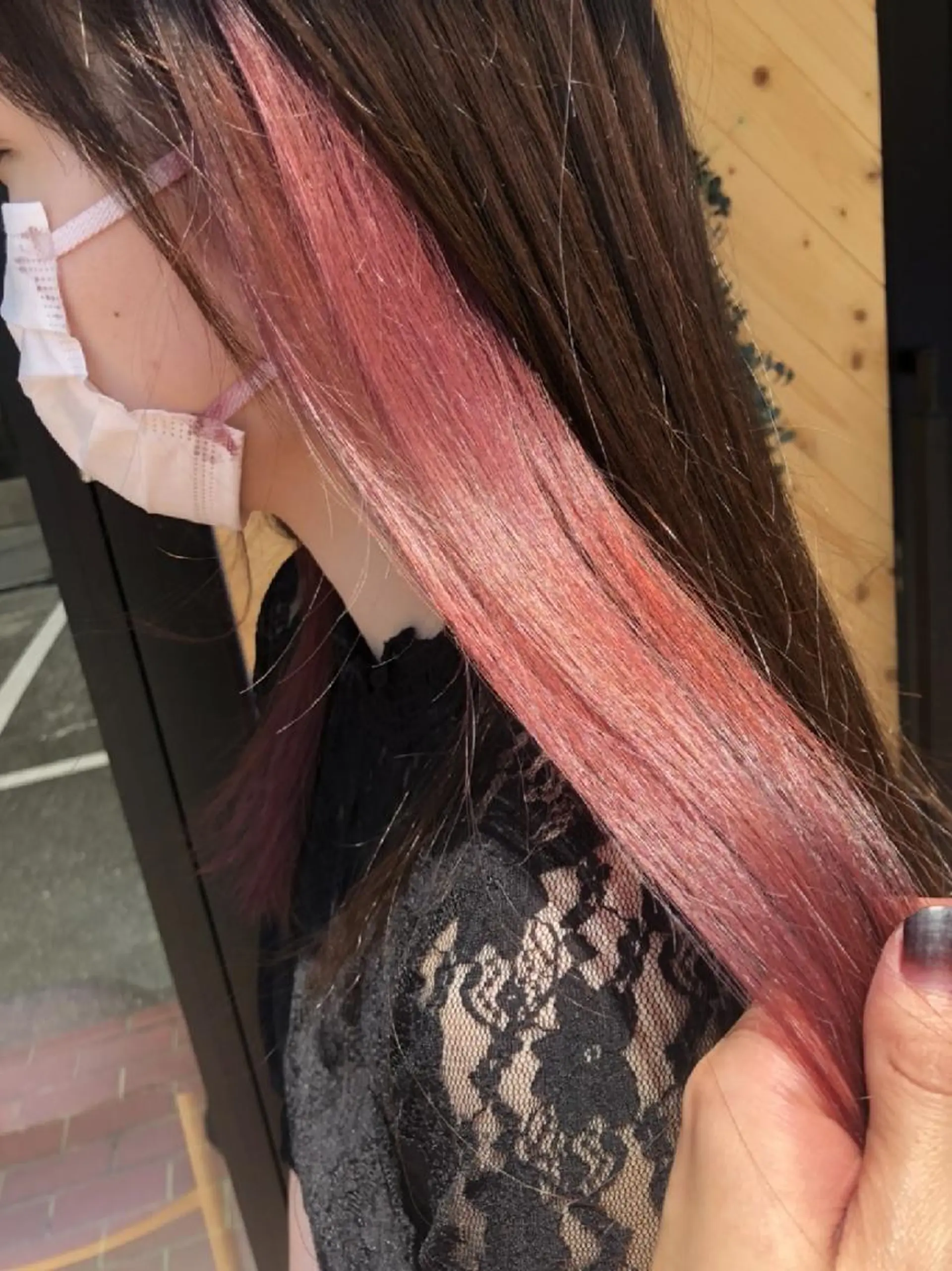 セミロング カット ヘアカラー トリートメント 永野 翔平のヘアスタイル