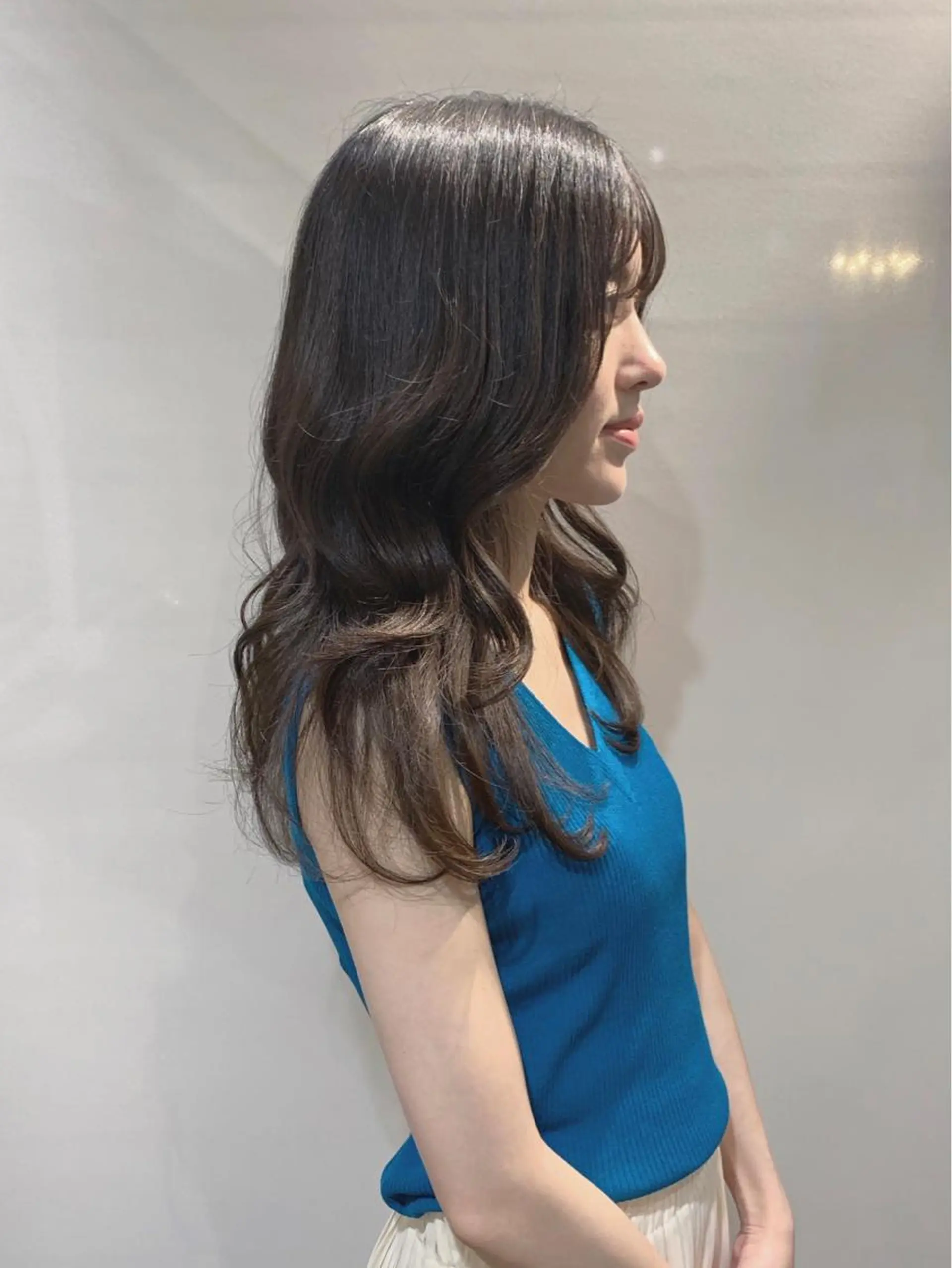 セミロング カラー ヘアアレンジ 柔らか垢抜けｶﾗｰと ｶｯﾄ🫧ASUKAのヘアスタイル