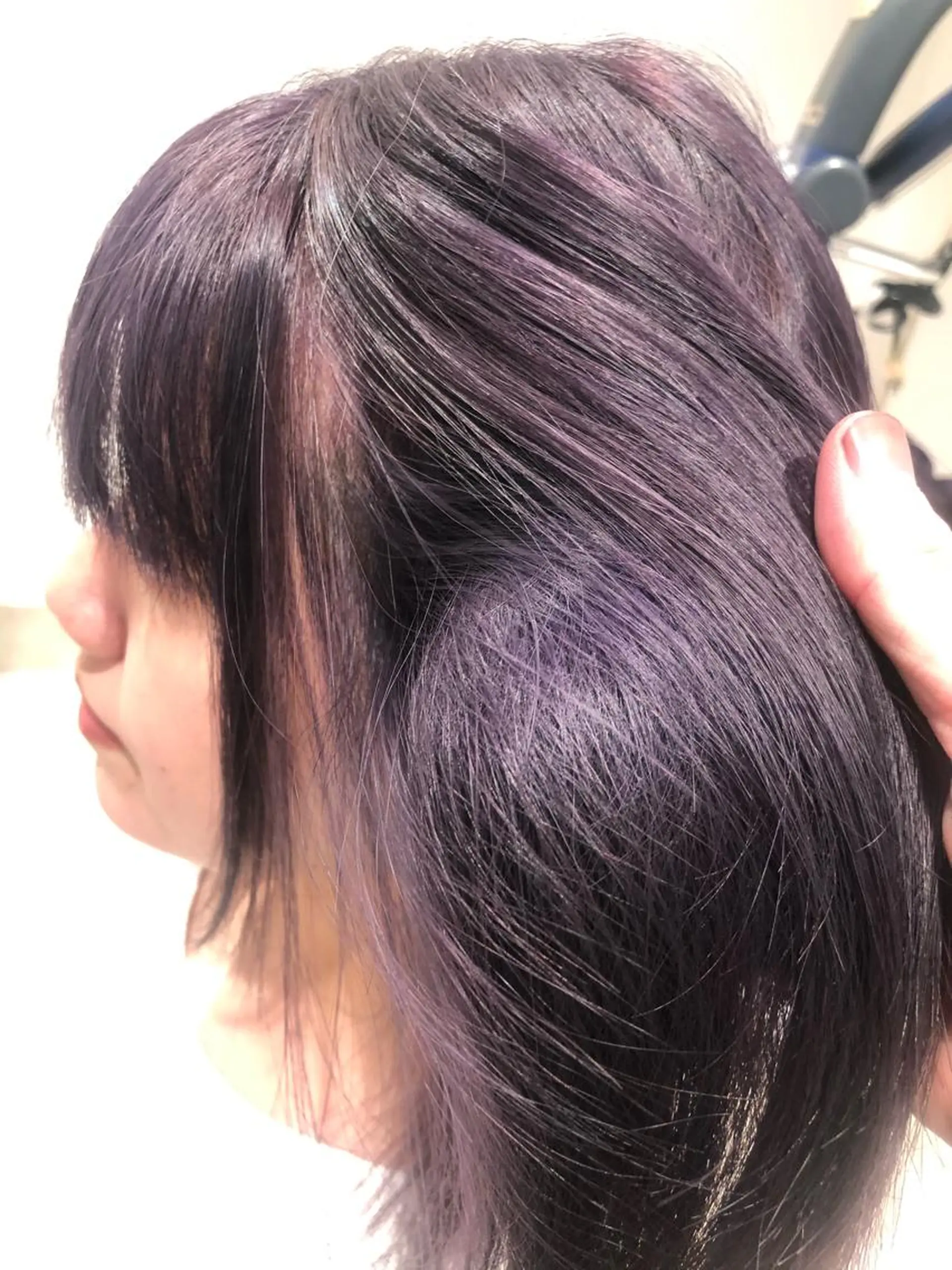 ミディアム カラー アッシュ ラベンダーカラー ラベンダーアッシュ カット ヘアカラー トリートメント ヘアセット センスをお届けします 大谷将生infpのヘアスタイル