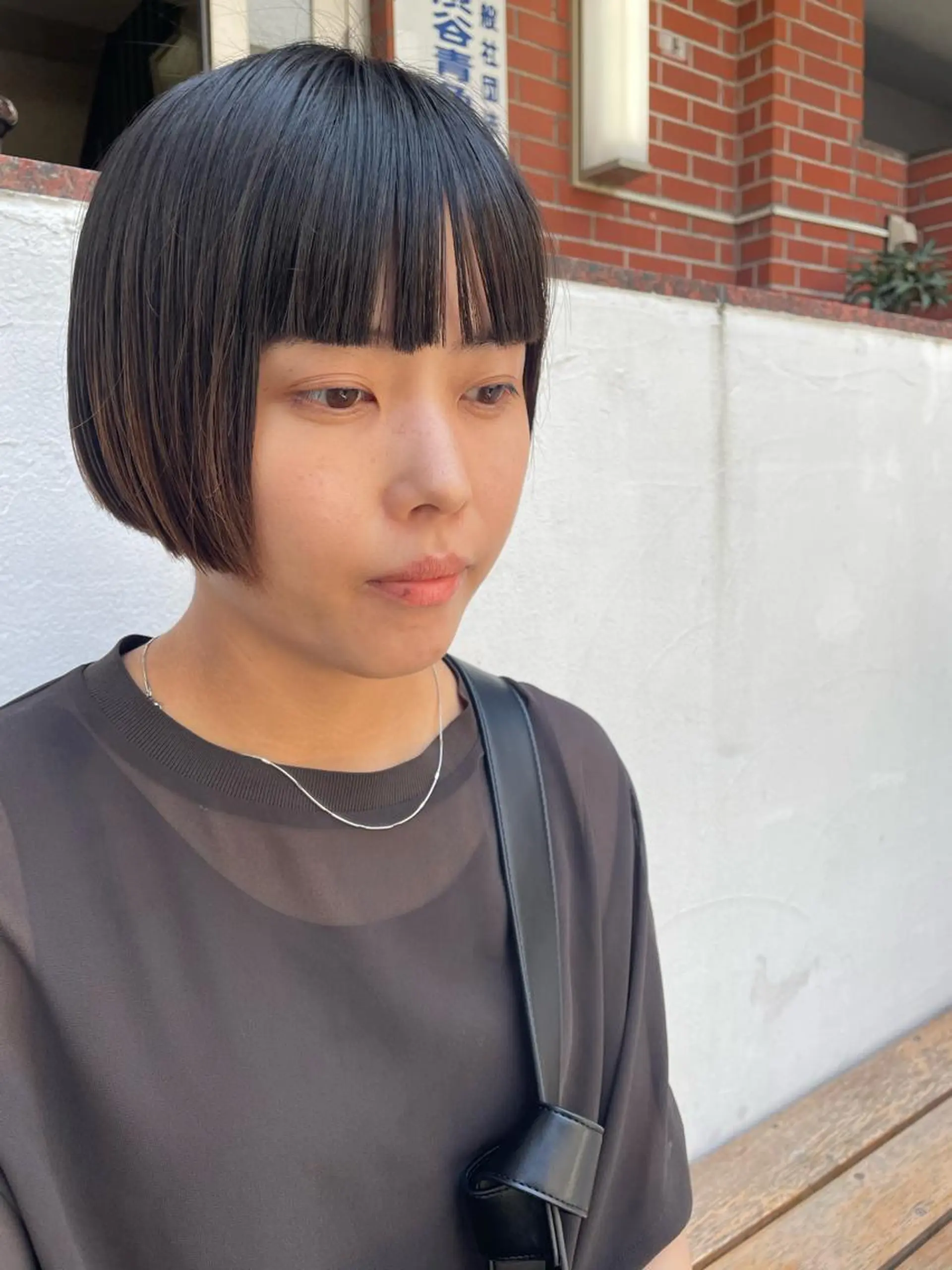 ショート ボブ カット ヘアカラー トリートメント BANKSIA ボブ専門/草野明郎のヘアスタイル