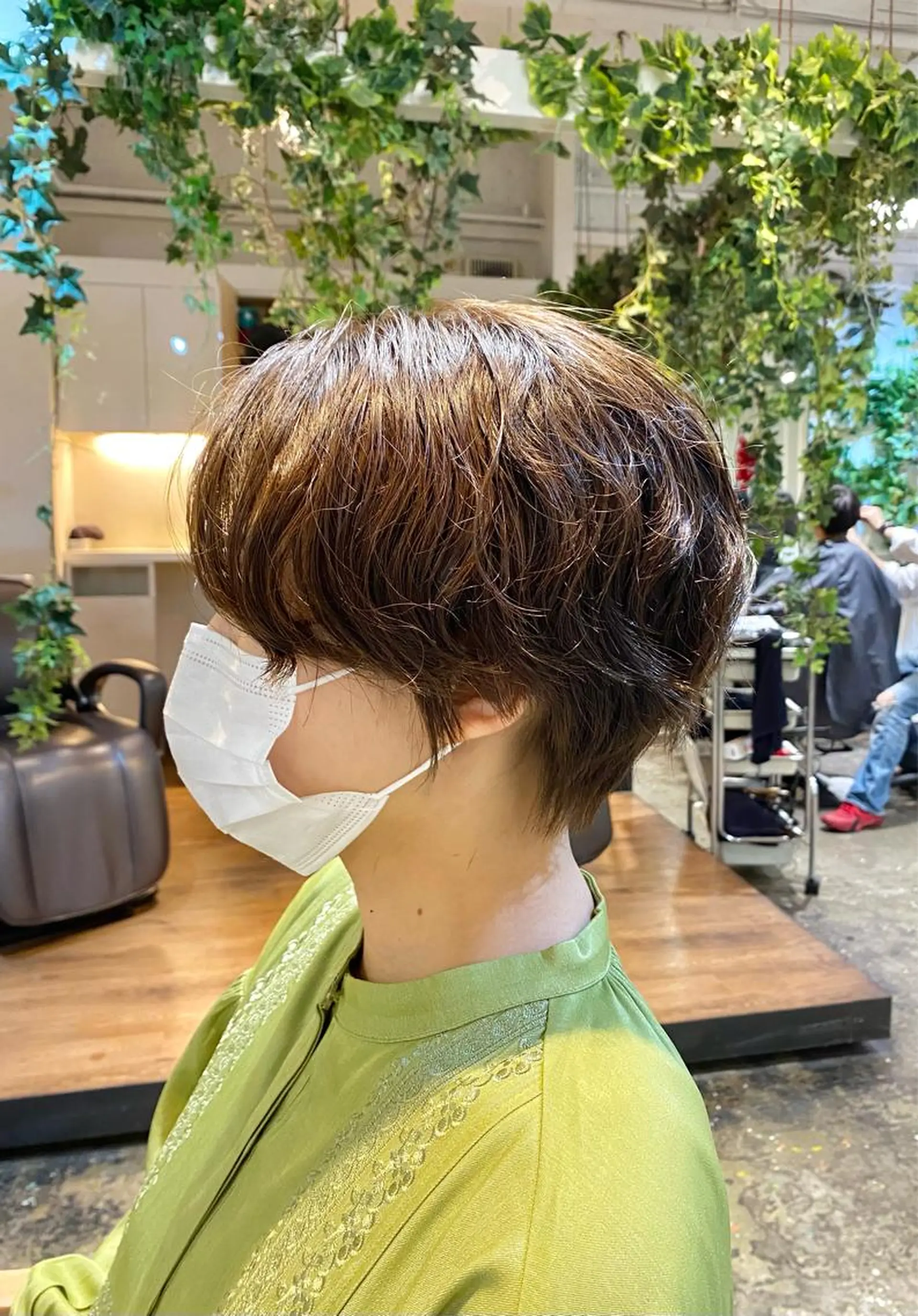 ショート パーマ ショート 縮毛矯正 レイヤー🌿FUKUのヘアスタイル