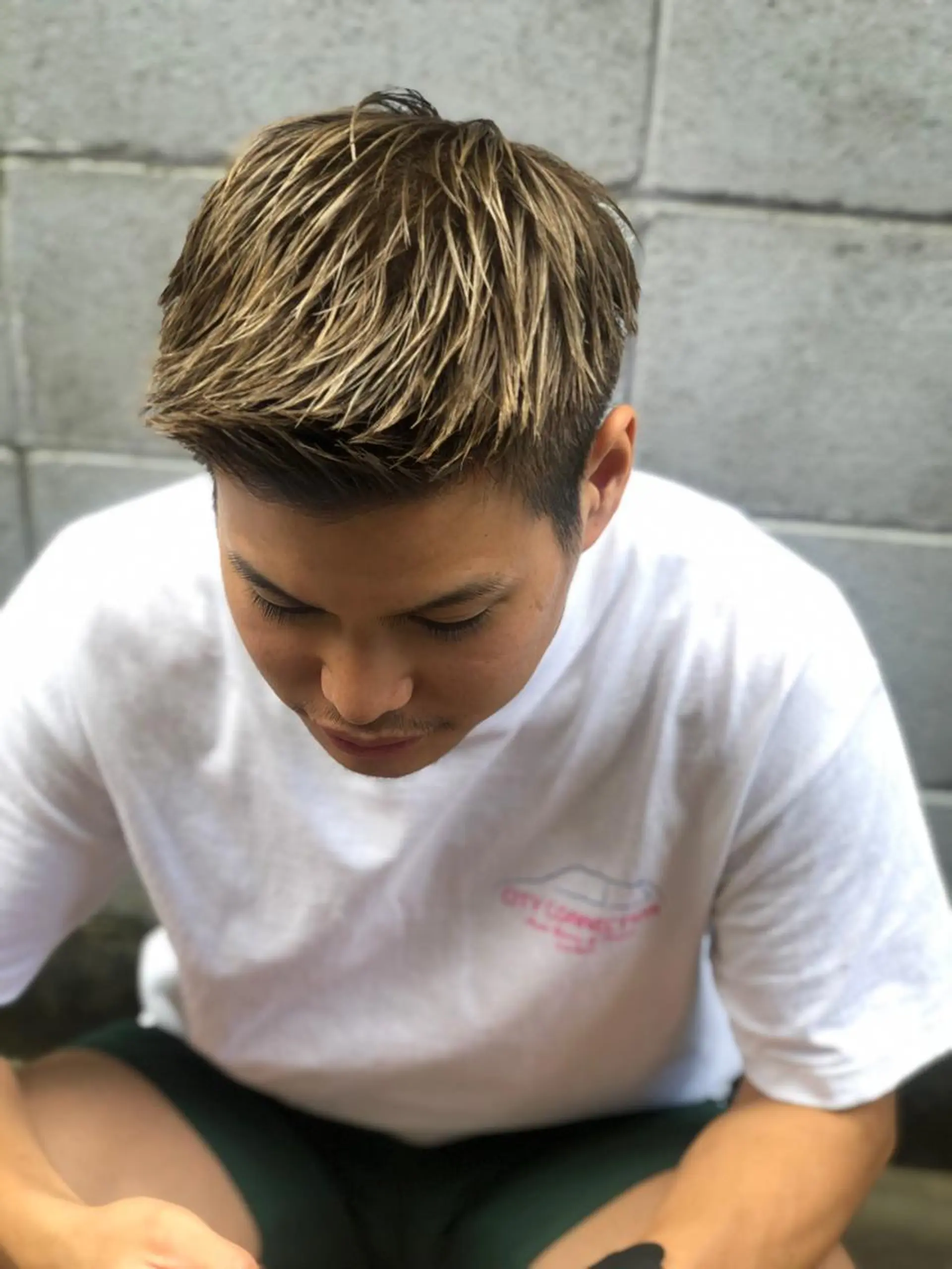 ショート カラー メンズ BRUNTJET所属・MAEDA MADOKAのヘアスタイル