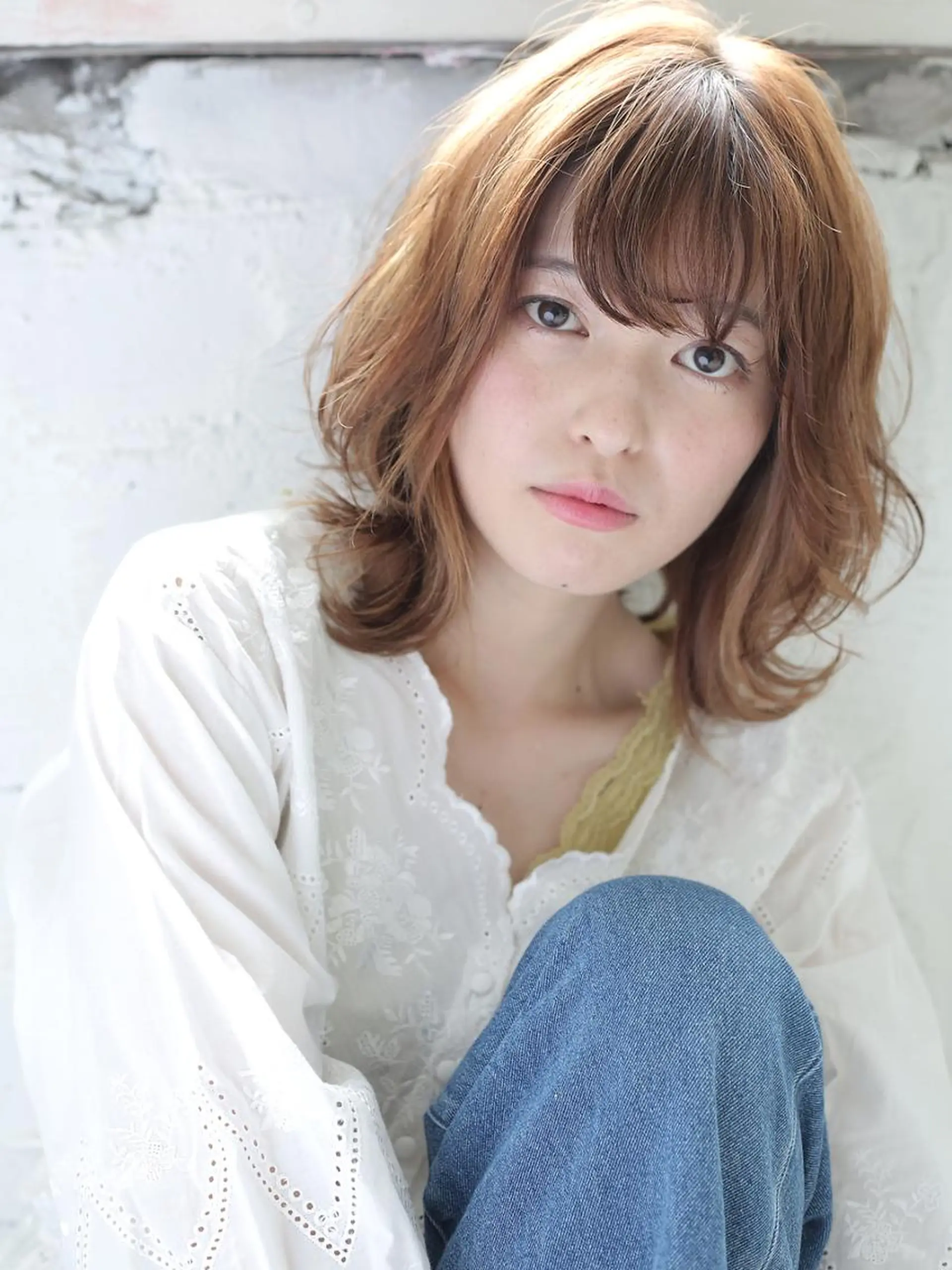 ミディアム 🐺ウルフ/レイヤー 似合わせ‎🤍沙羅のヘアスタイル