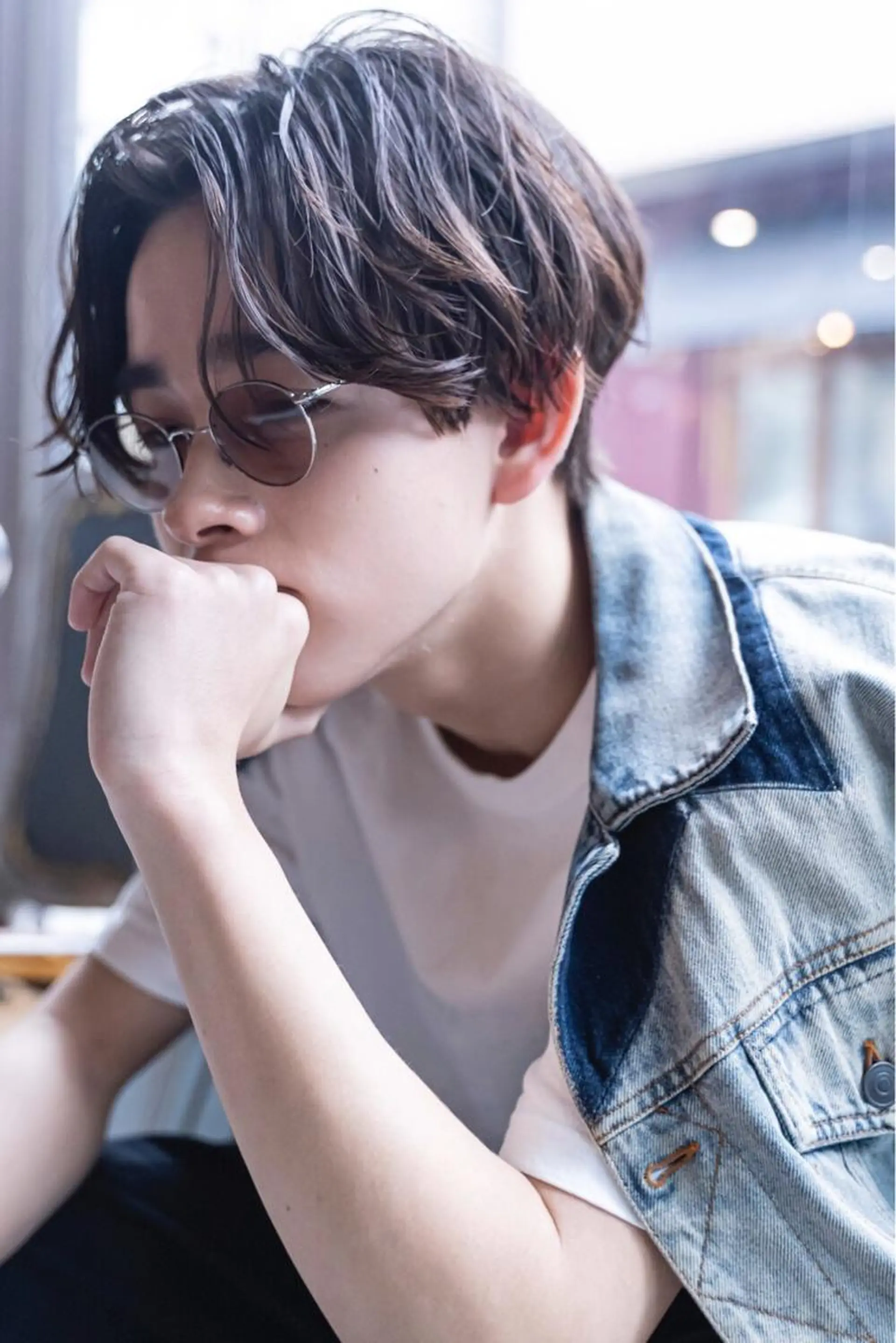 ショート カラー メンズ 艶髪/レイヤーカット /髪質改善/清水のヘアスタイル