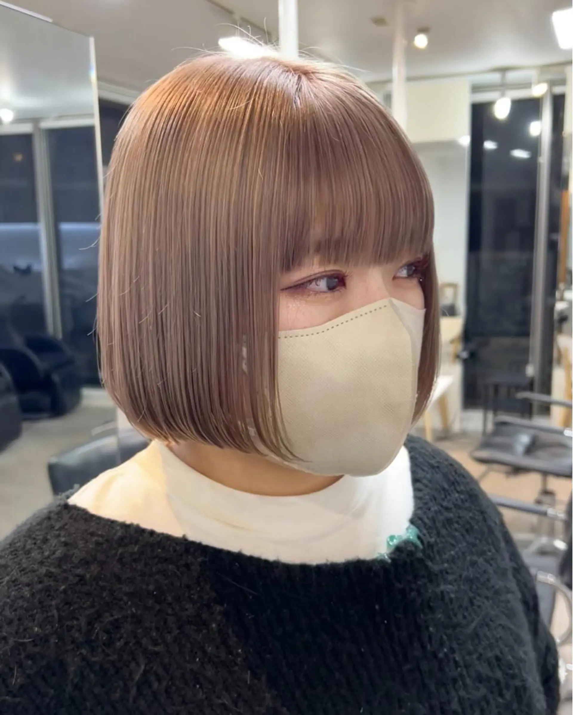 ショート カラー パーマ ヘアアレンジ メンズ ボブ カット ショートヘア原宿 fifth コシのヘアスタイル