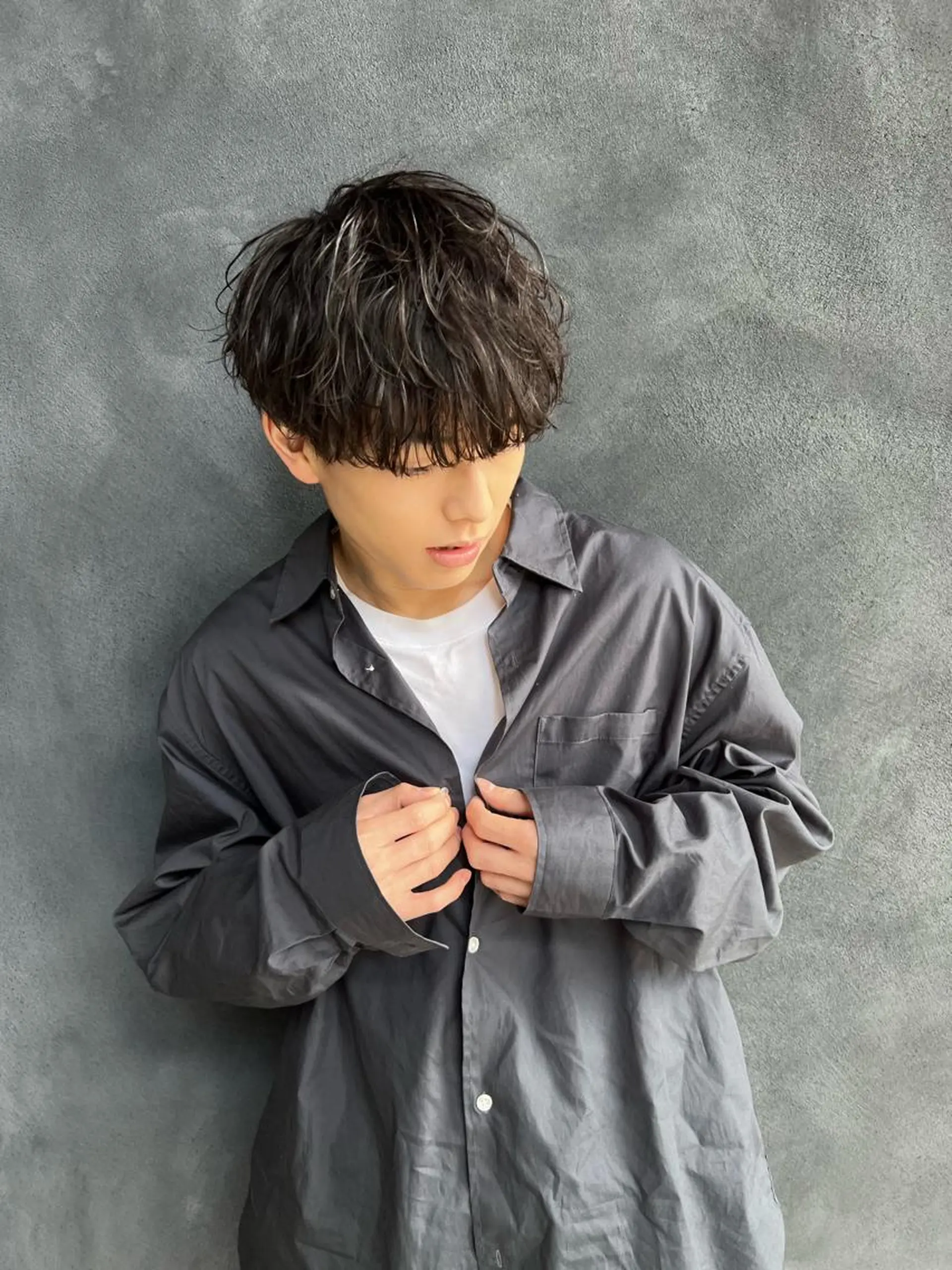 メンズ カット パーマ トリートメント ヘッドスパ おしゃれパーマ メンズ特化/みーまんのヘアスタイル