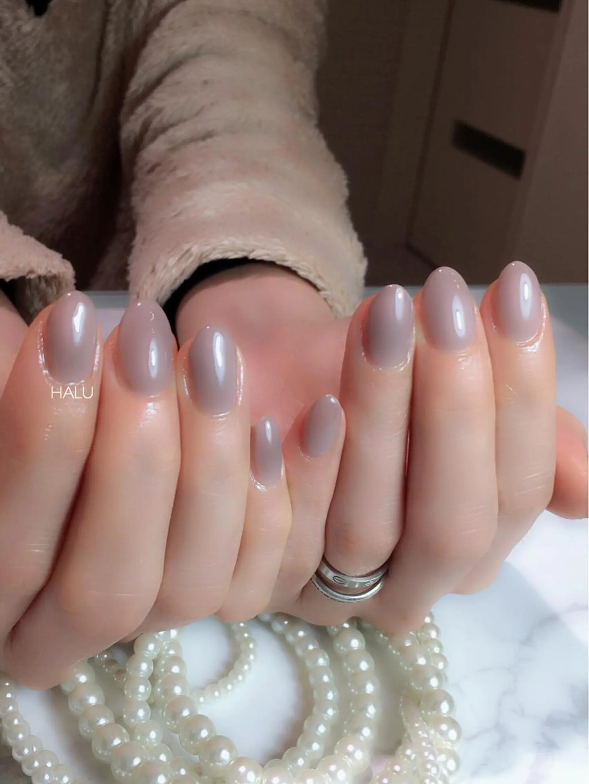 ネイル ニュアンスネイル シンプルネイル HALU ハルのネイルデザイン