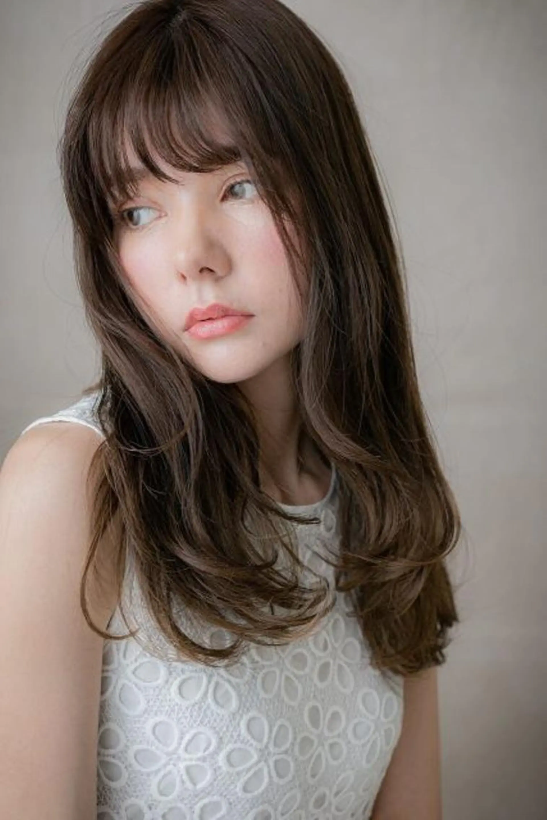 ロング カラー パーマ ブラウンカラー 似合わせスタイル🫧 木村夏暢のヘアスタイル