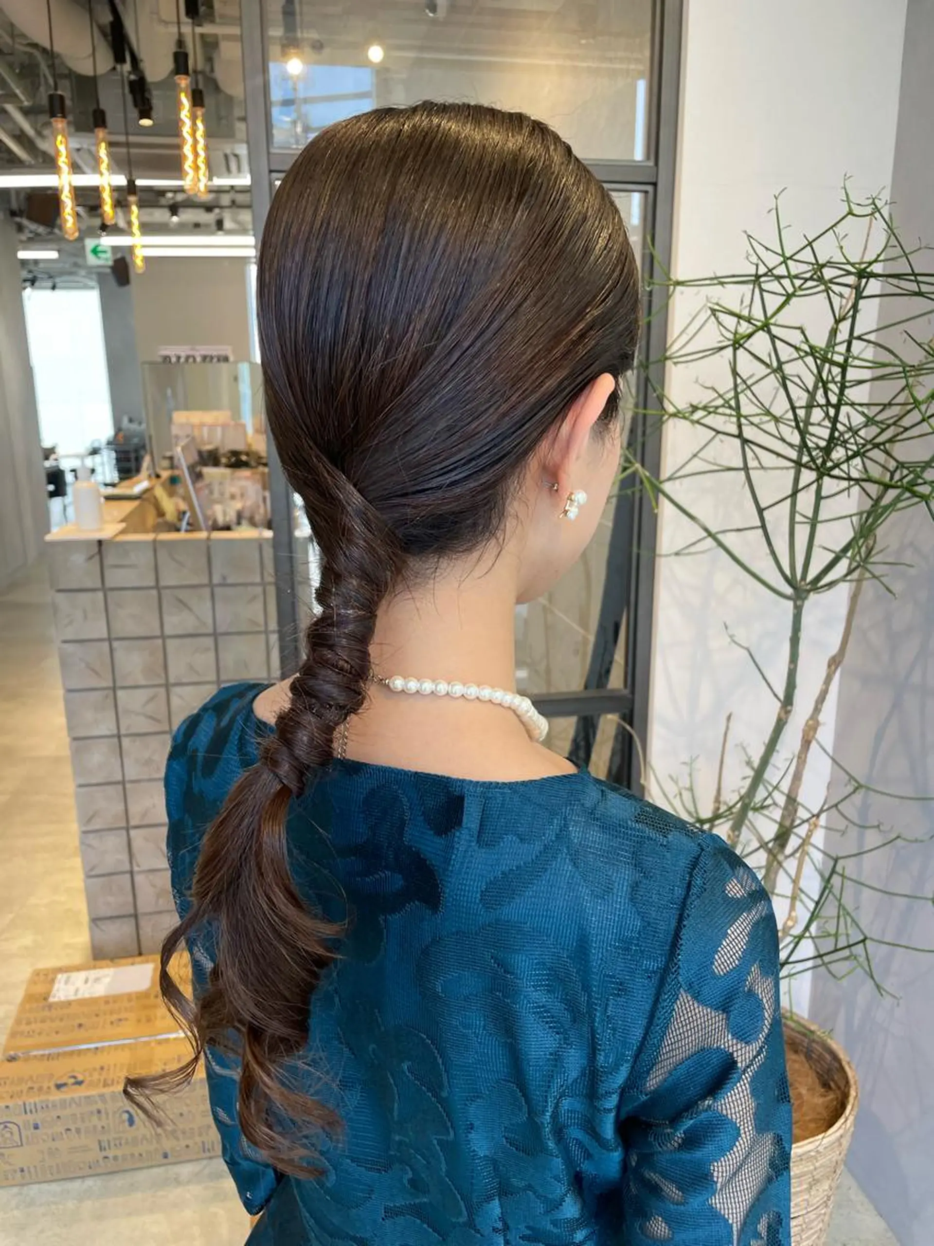 ヘアアレンジ 透明感カラー✨艶髪 制作🌱山根あゆみのヘアスタイル