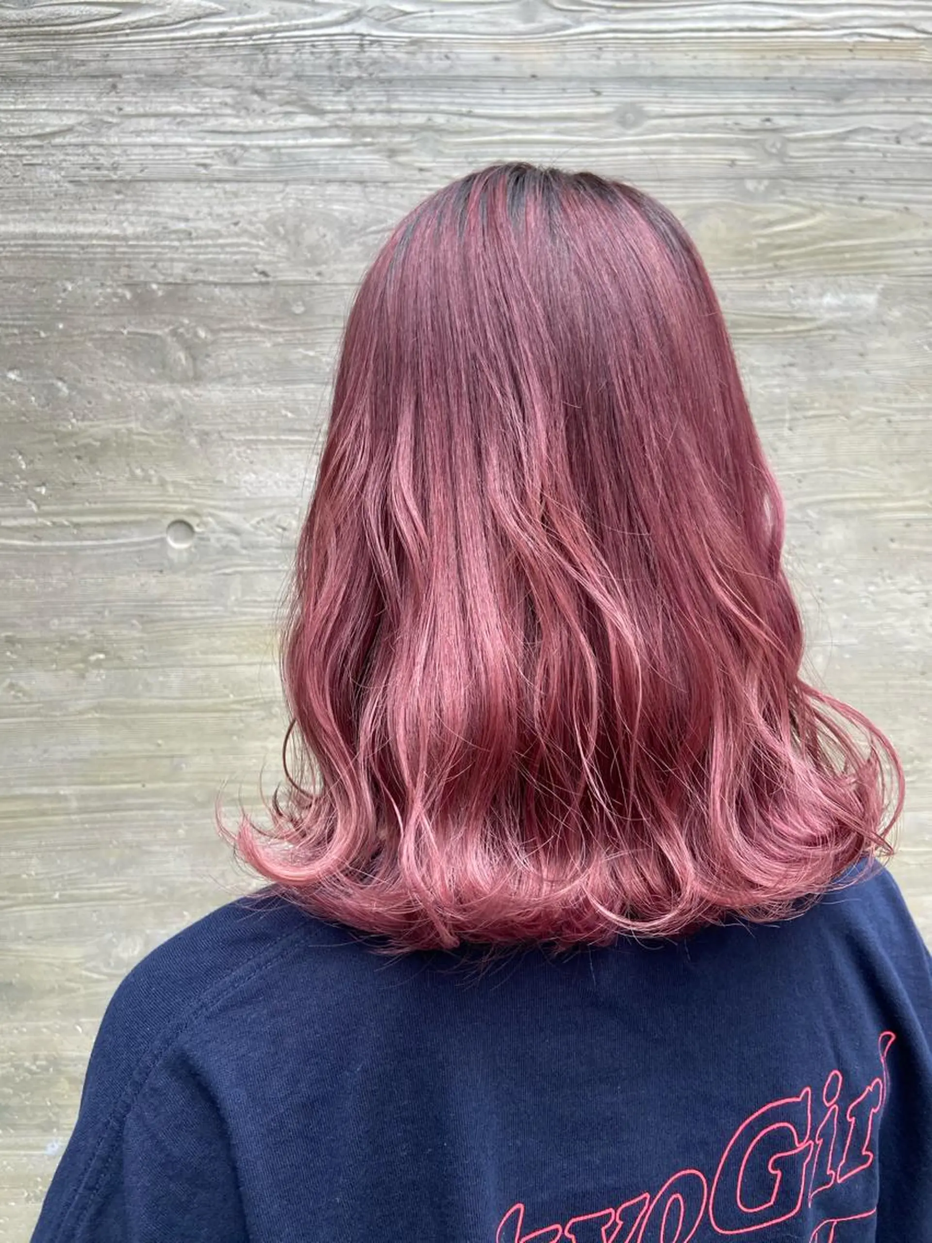 セミロング カラー 暗髪/艶髪/Ono .のヘアスタイル