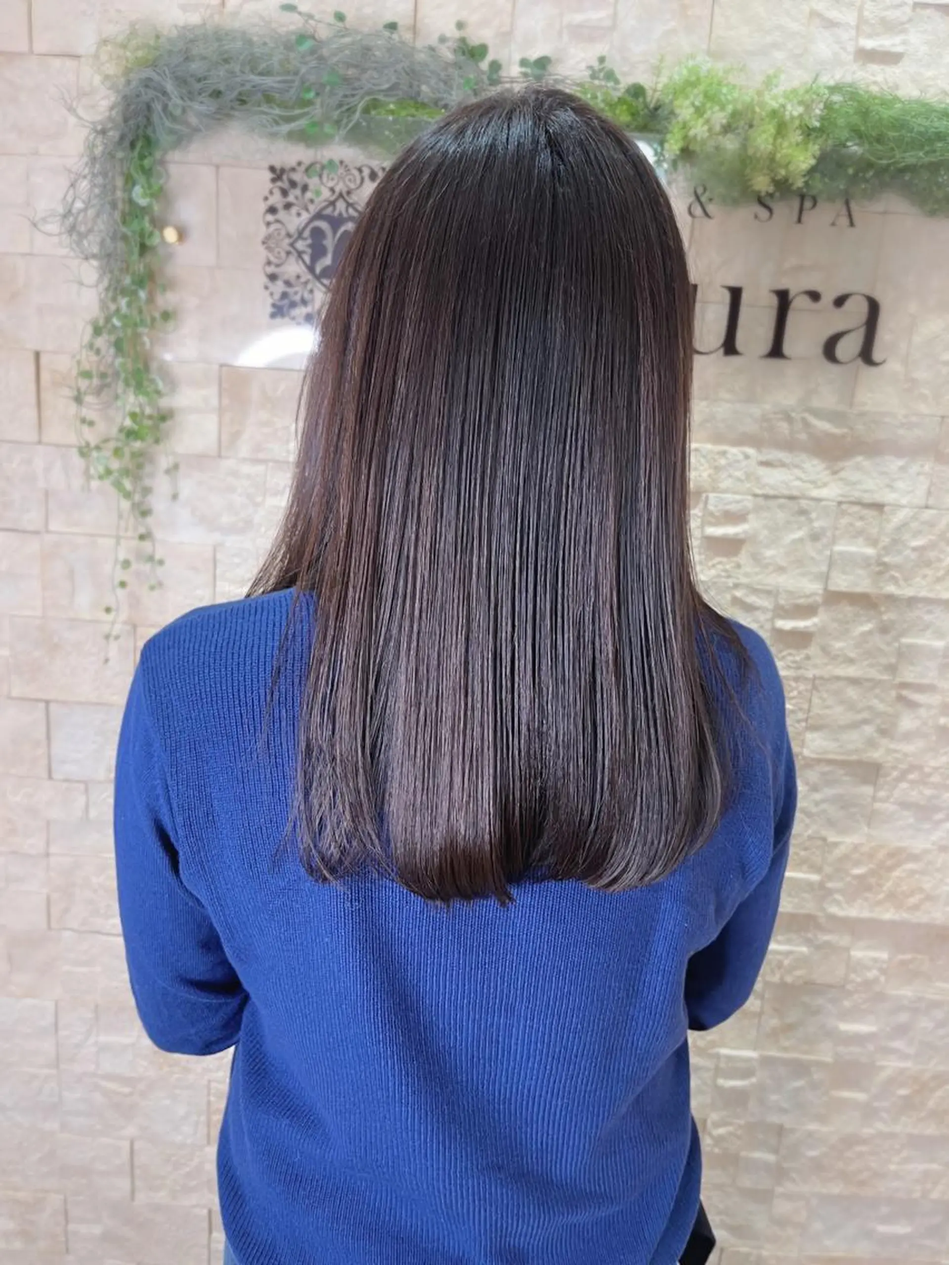 ロング カラー 髪質改善 縮毛矯正 ヘアカラー ヘッドスパ 加藤 ひろこのヘアスタイル