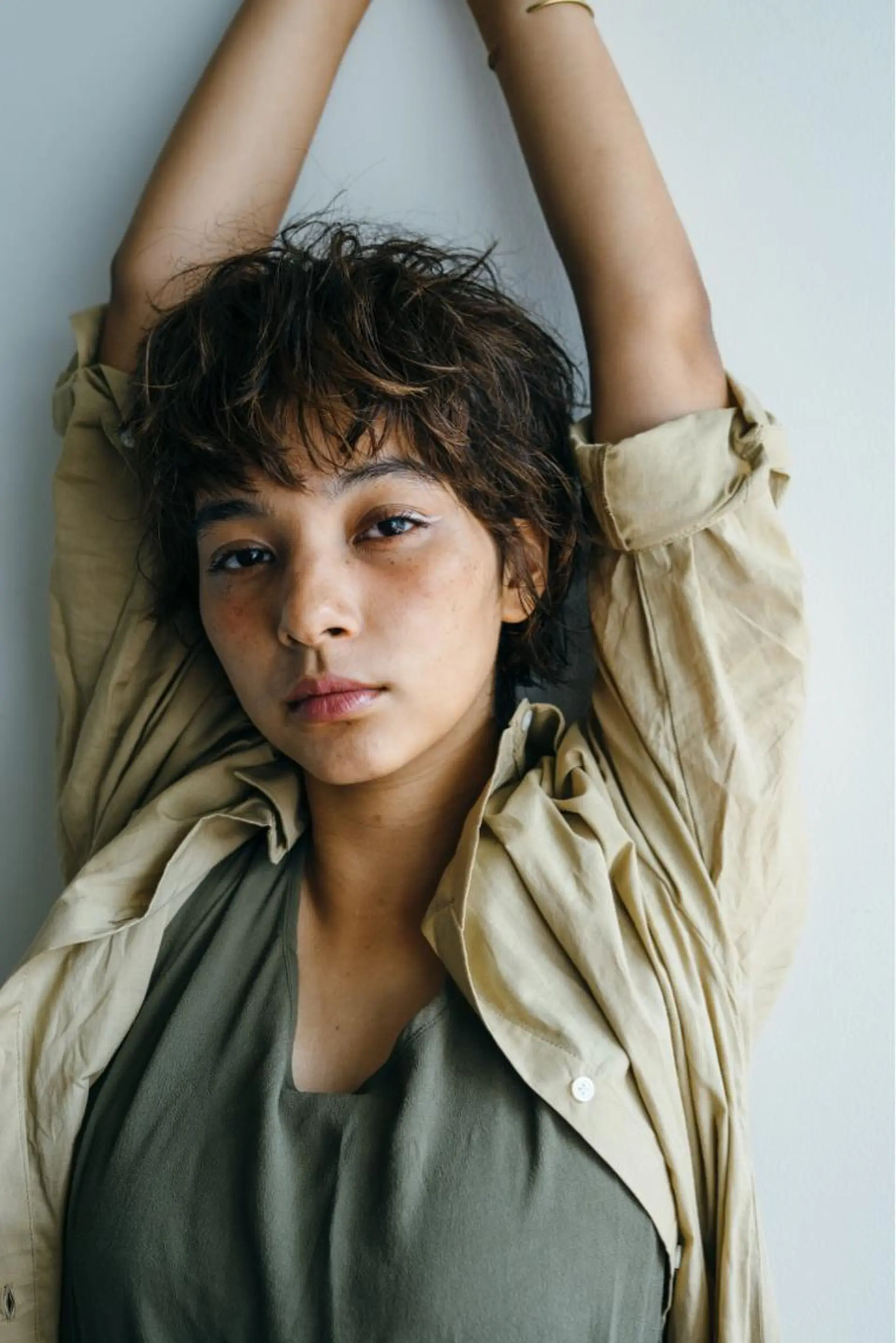 ショート カラー ハイライトカラー ハイライト ショートヘア 新宿/美髪矯正 髪質改善/韓国風山本のヘアスタイル