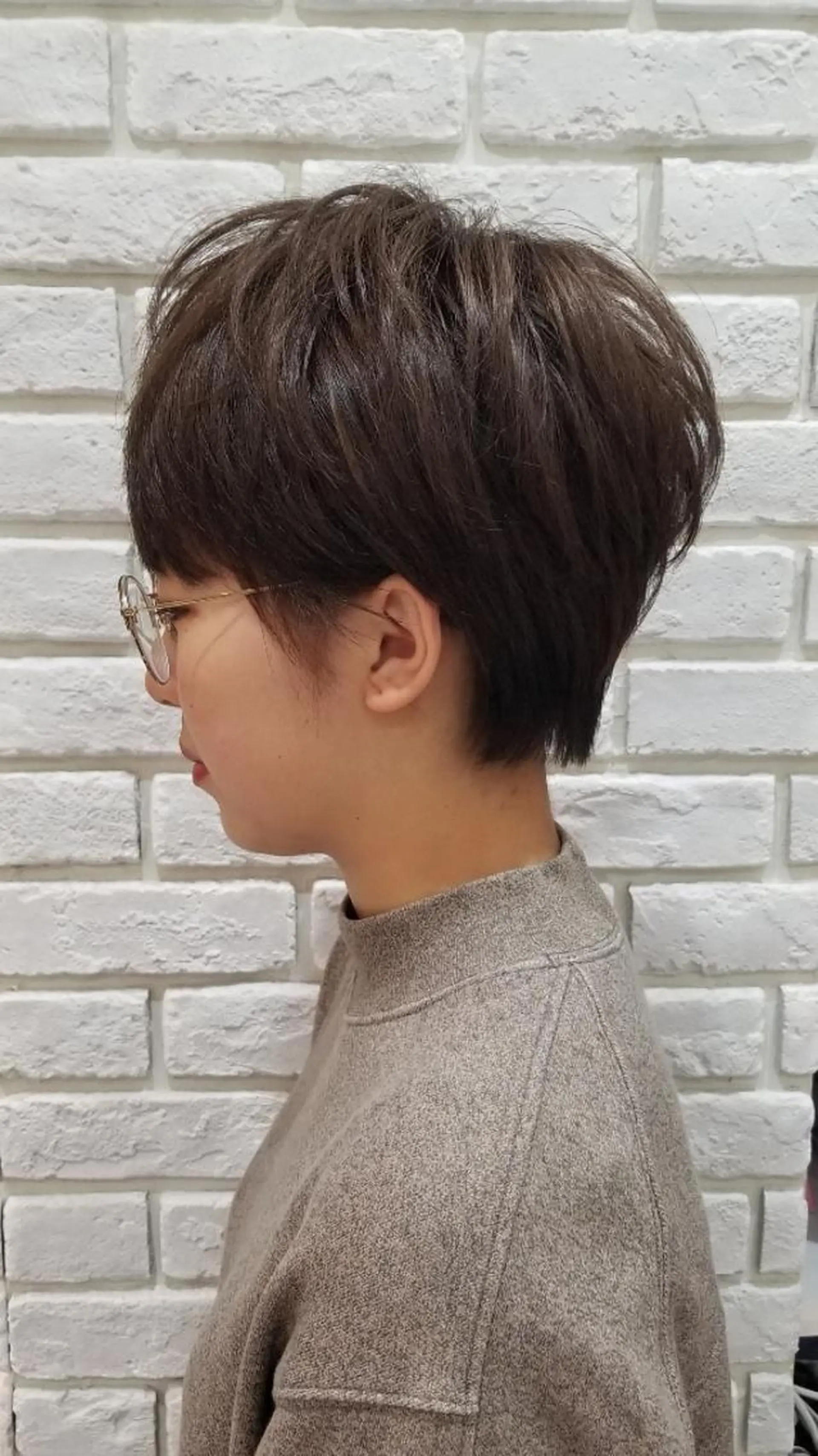 ショート カラー カット ヘアカラー トリートメント レイヤーカット/ 髪質改善/代表西村のヘアスタイル