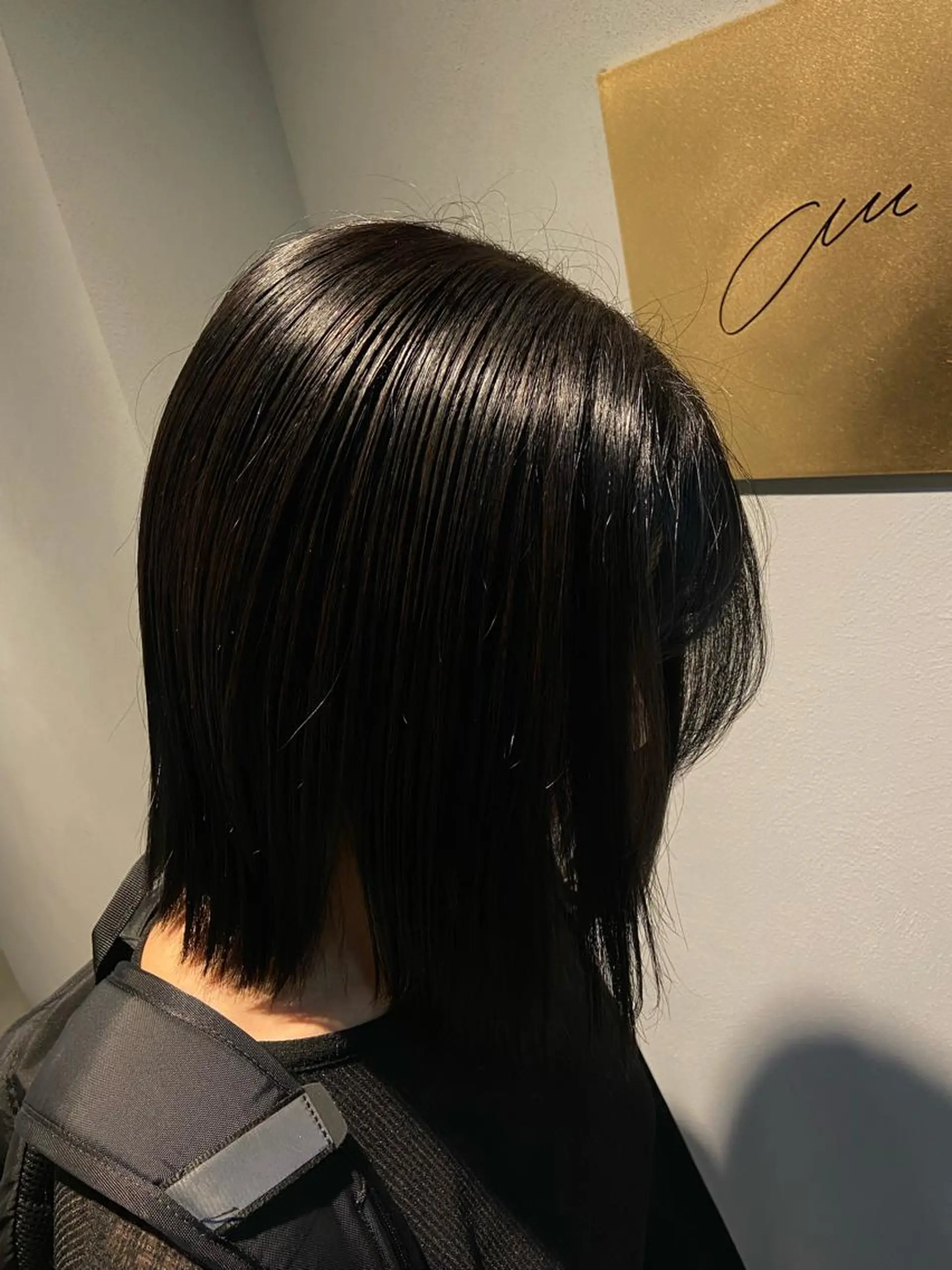 ミディアム カラー ブルーカラー グレージュ 【arc】 mikiho/パーマのヘアスタイル