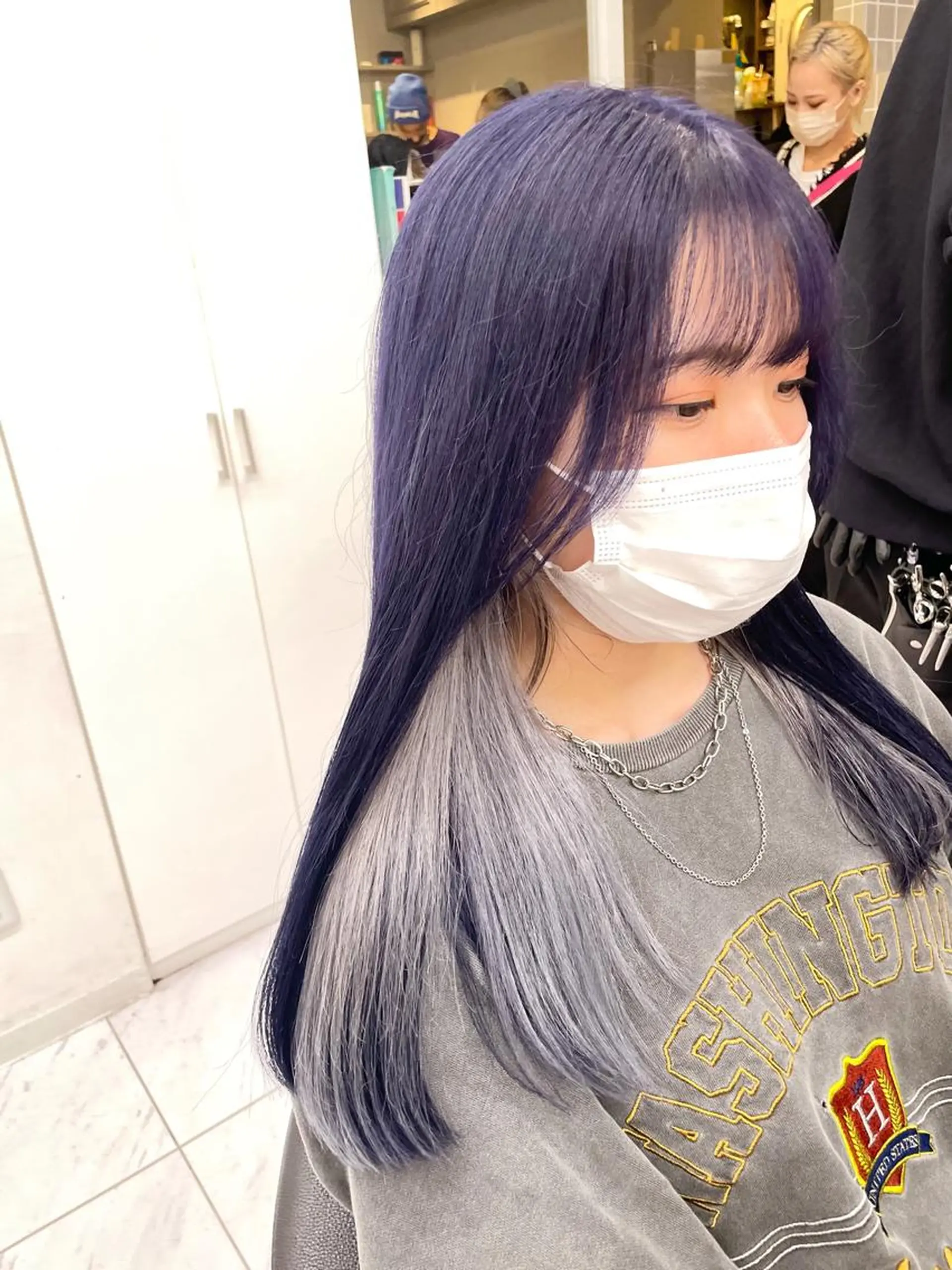 ロング カラー *モデル募集🤍横浜 透明感カラー🫧のヘアスタイル