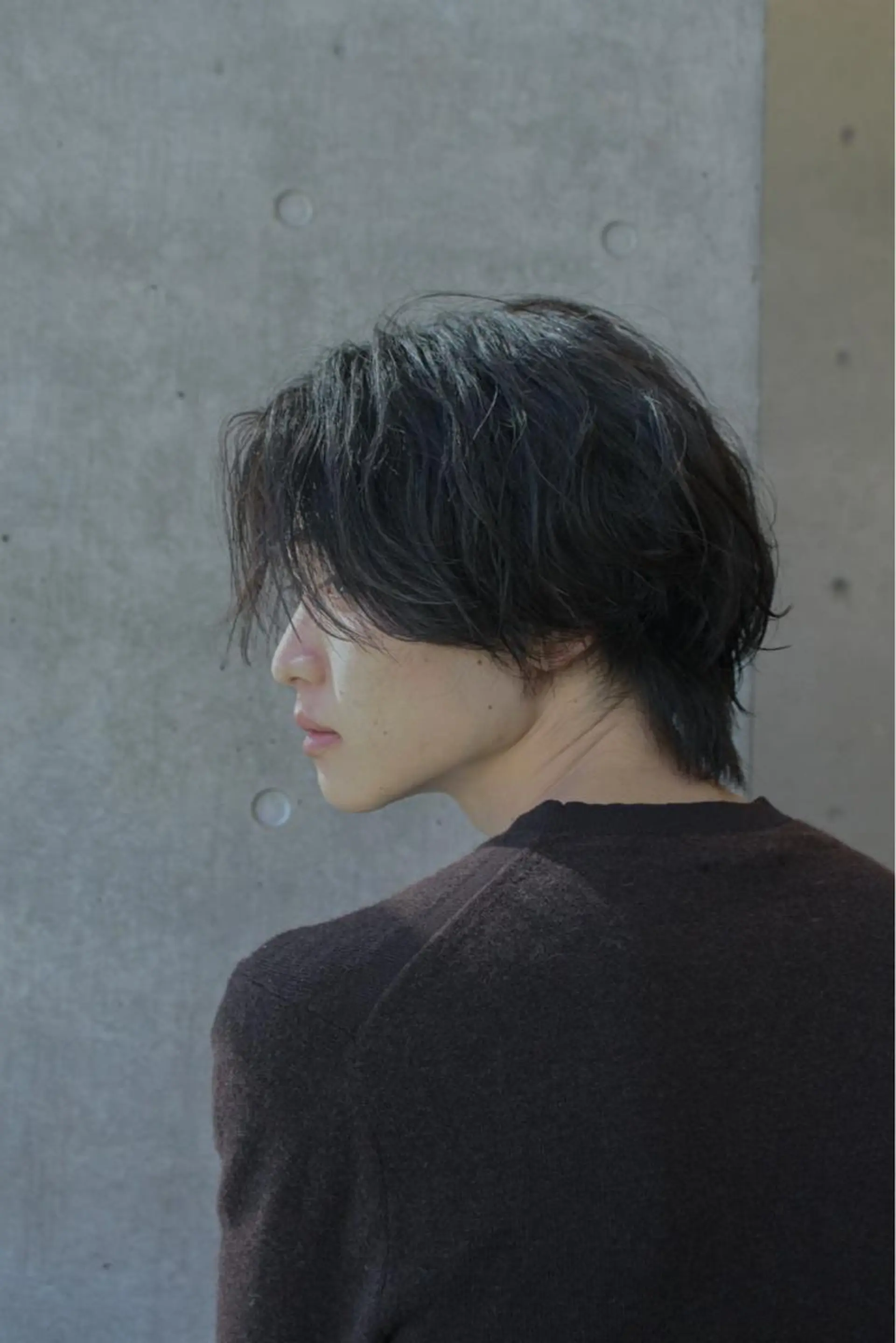 メンズ センターパート 波巻きパーマ 高島 悠吾のヘアスタイル