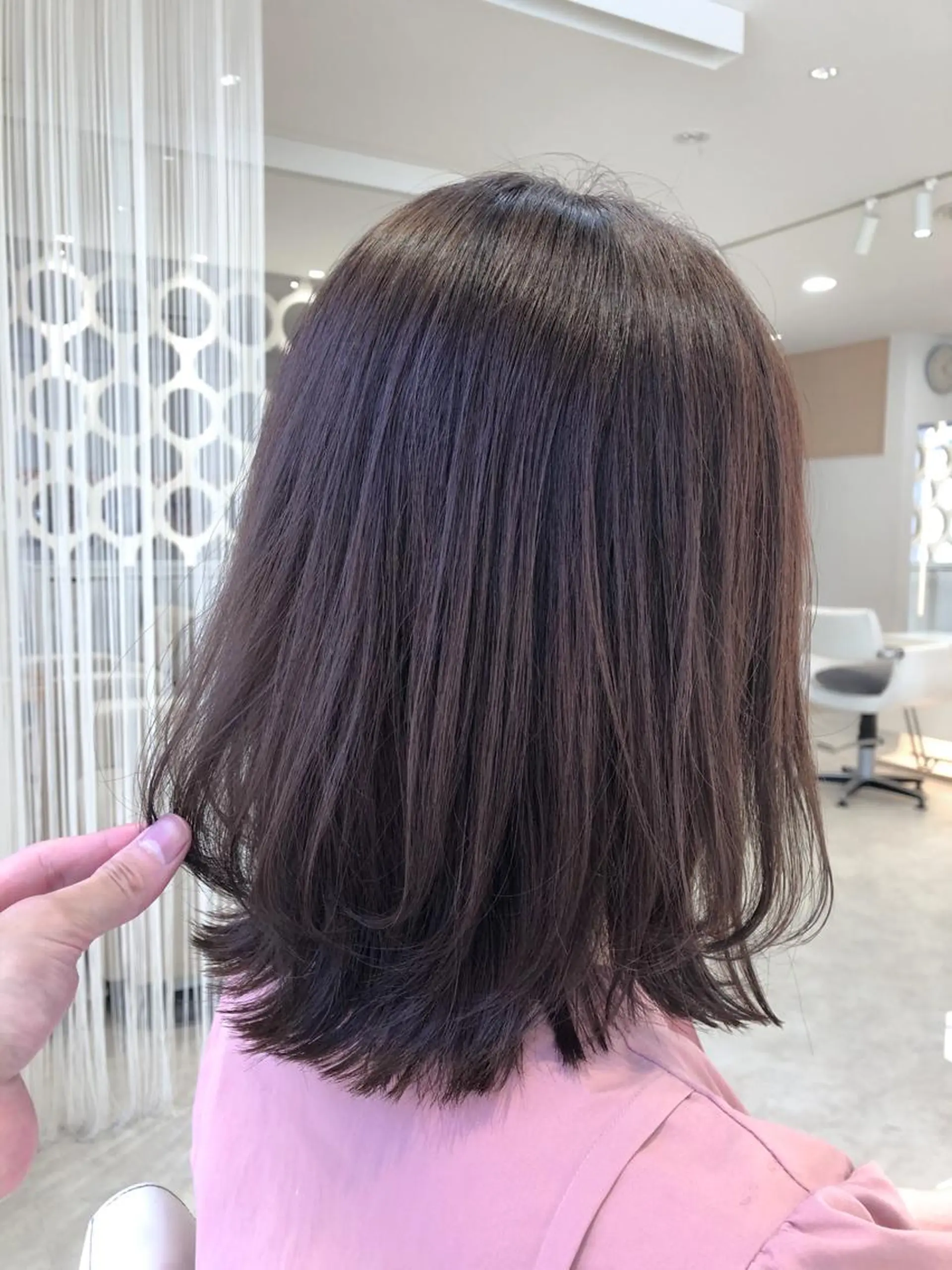 ミディアム カラー くびれヘア レイヤー×髪質改善✨ 渋谷/佐藤侑哉のヘアスタイル