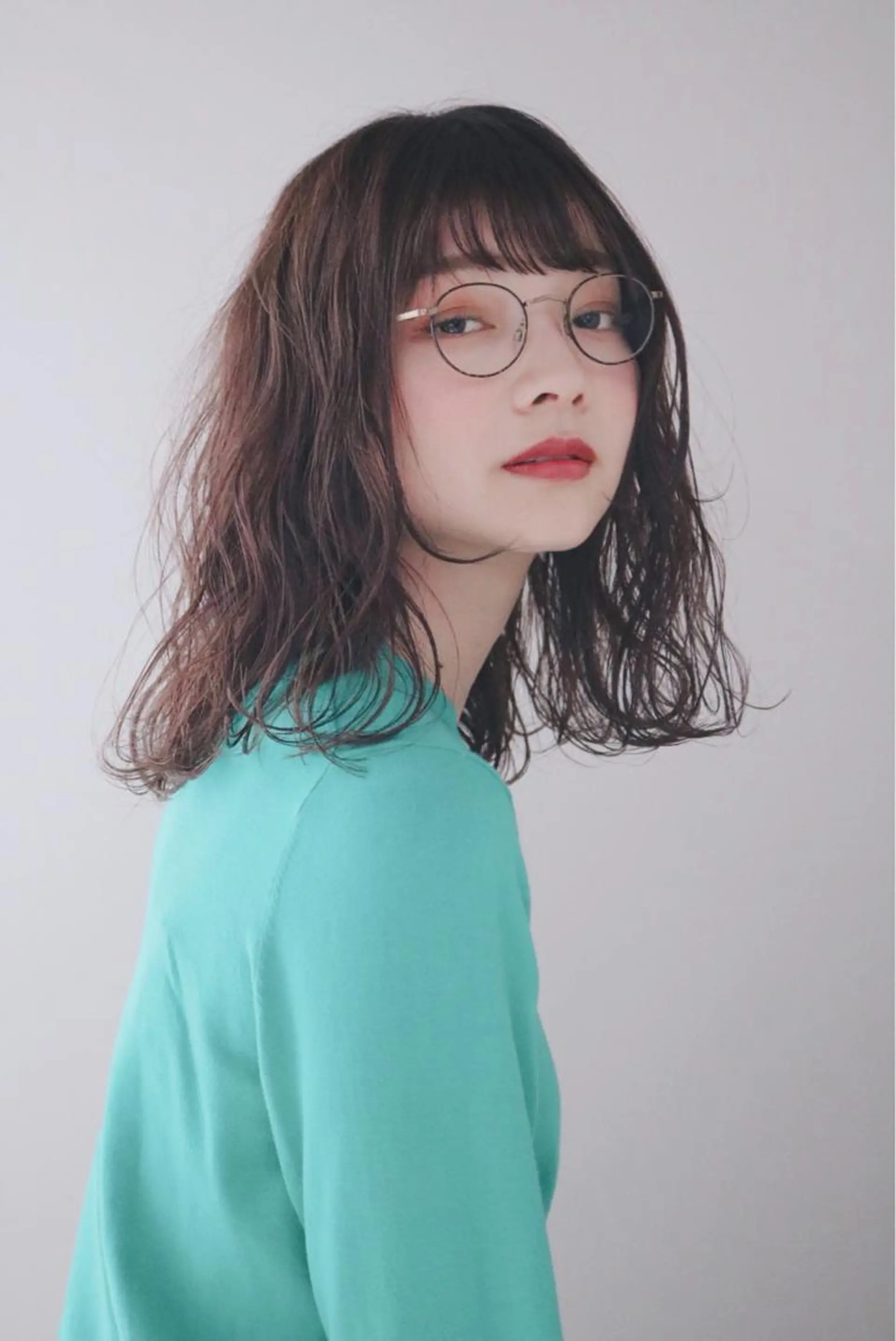 セミロング カラー パーマ カット パーマ トリートメント ooit 【オーイット】のヘアスタイル