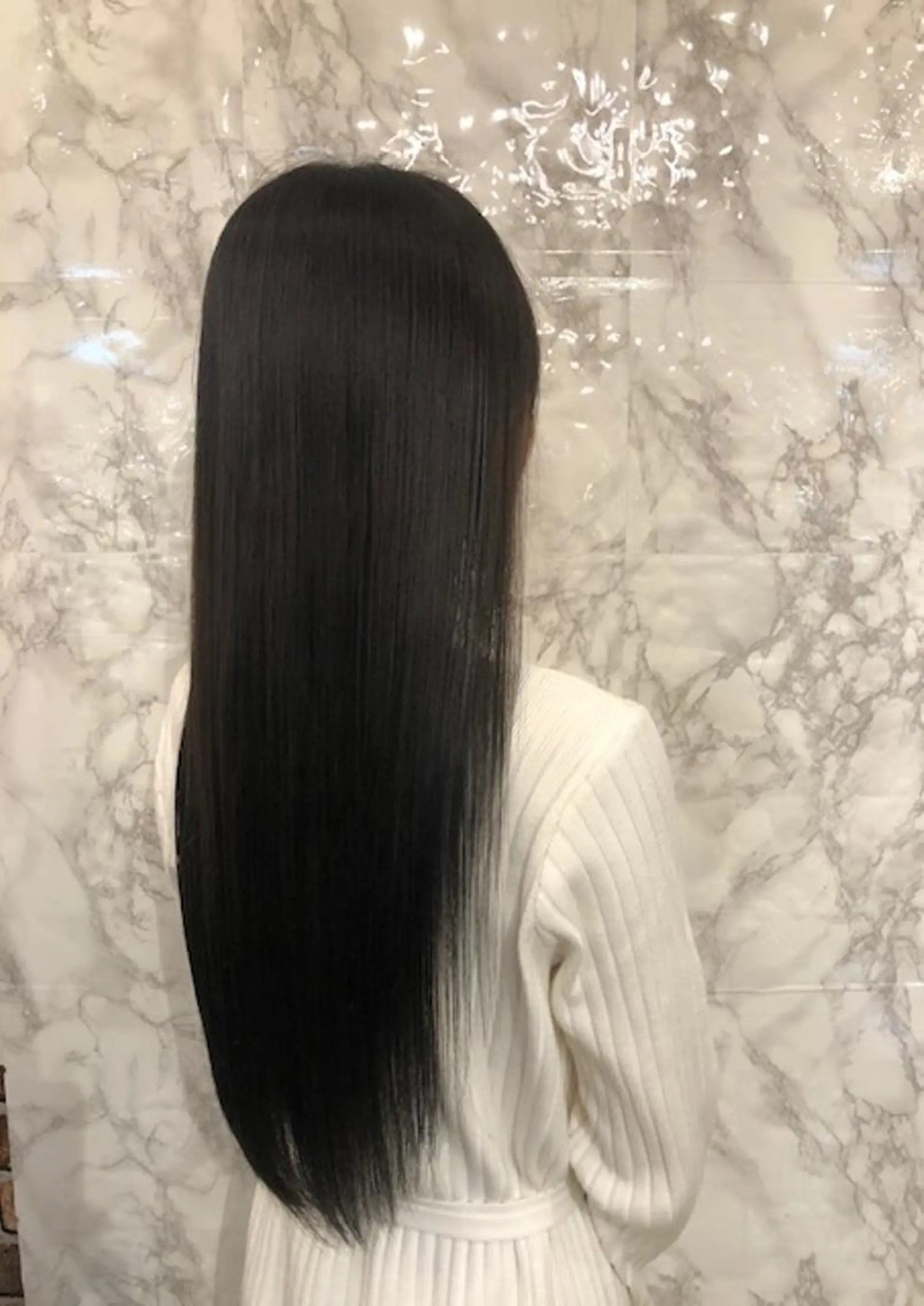 ロング カラー 黒髪 ロング トリートメント 東中野🥇美容室 FLOW東中野店のヘアスタイル