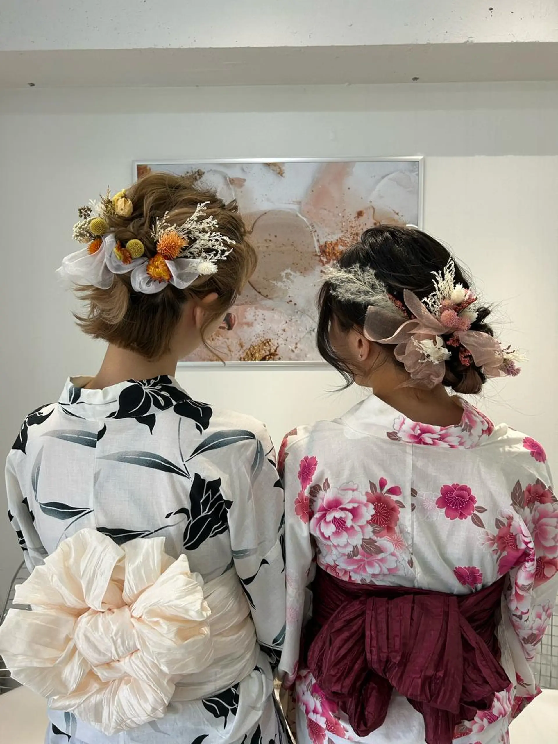 ロング カラー ヘアアレンジ キッズ 卒業式ヘアセット🎀 ヘアアレンジのヘアスタイル