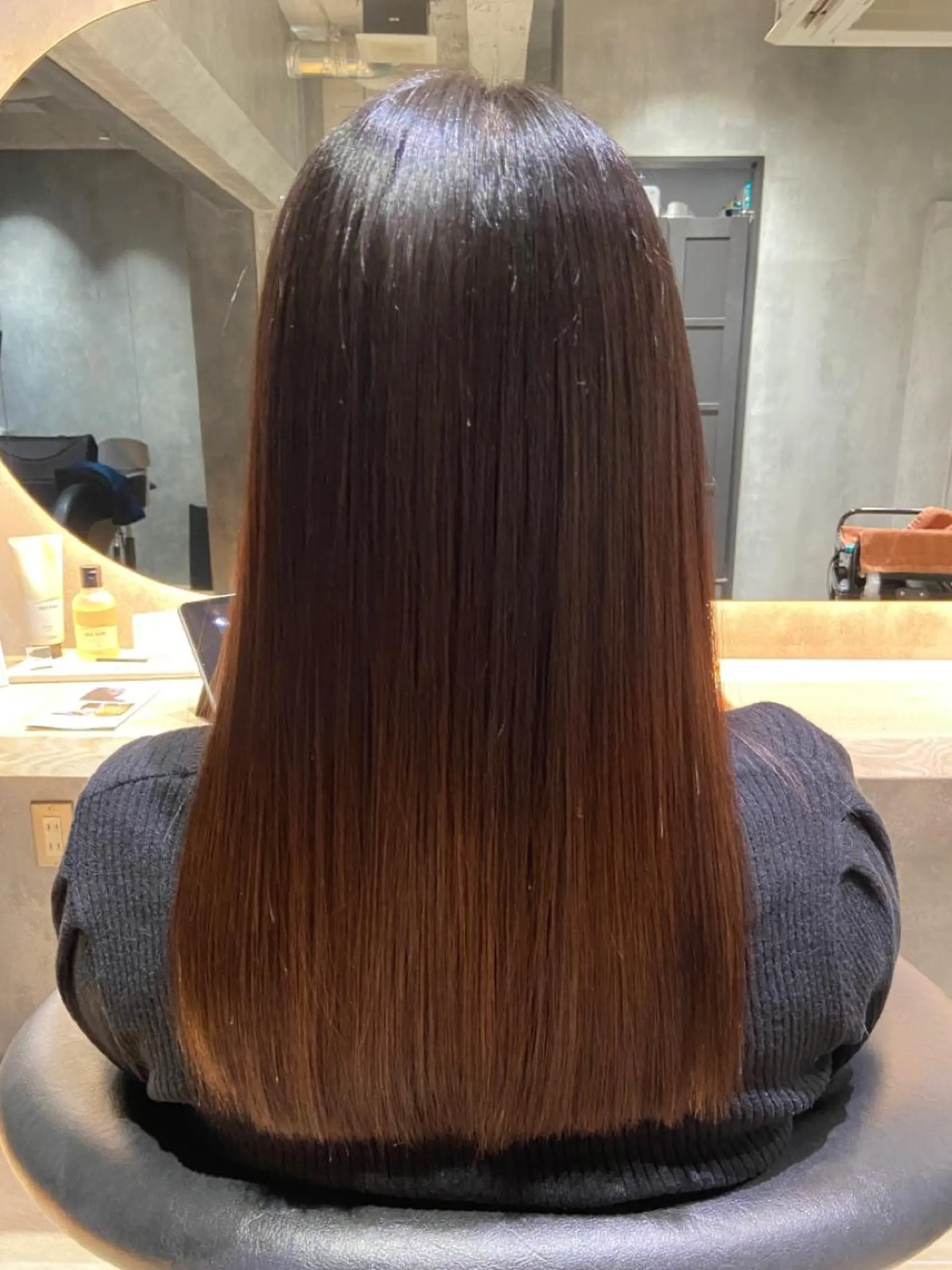 ロング 髪質改善 縮毛矯正 トリートメント ツバサ 髪質改善のヘアスタイル