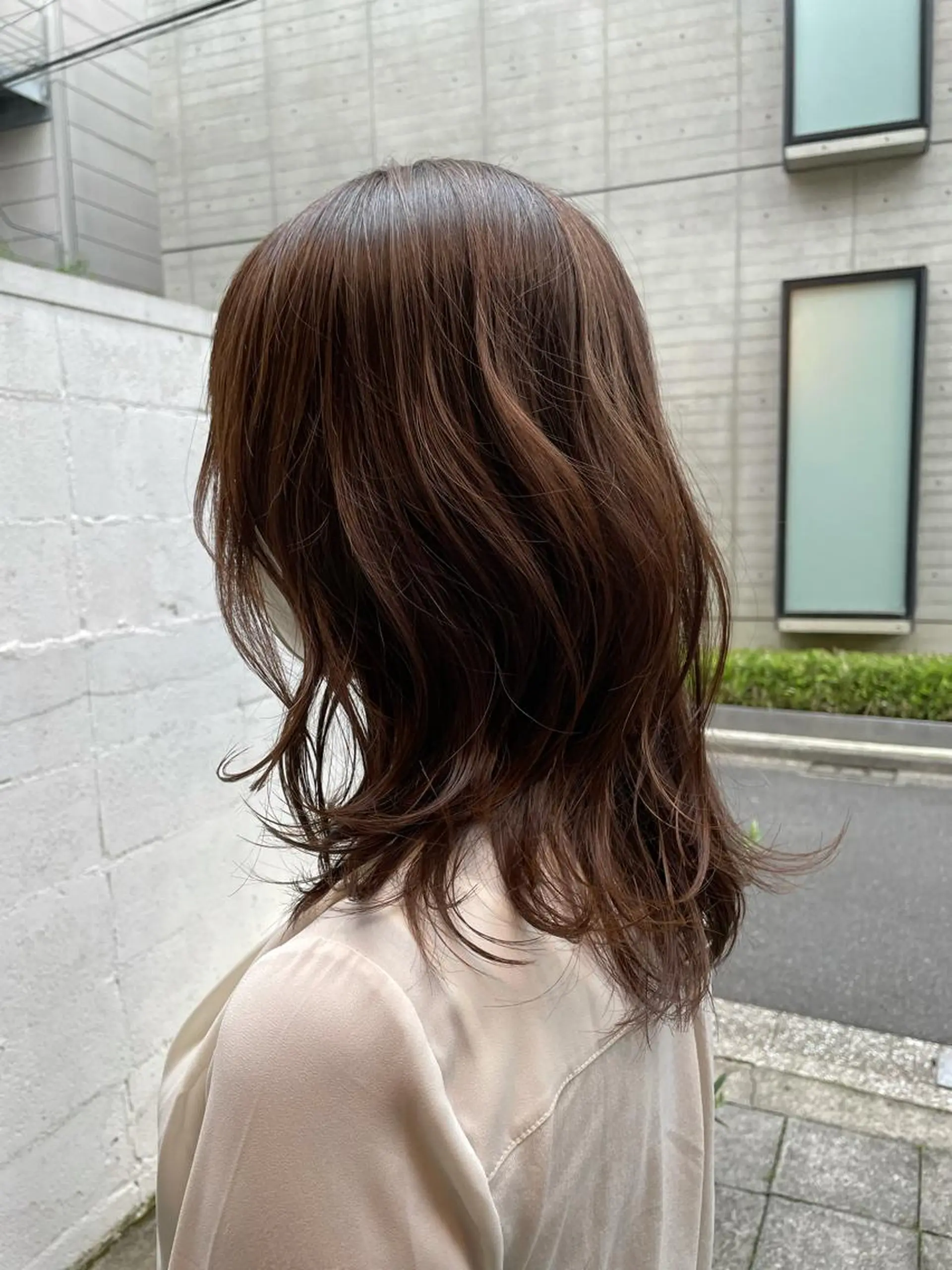 セミロング カラー ツヤ美髪💐 髪質改善/高山愛来のヘアスタイル