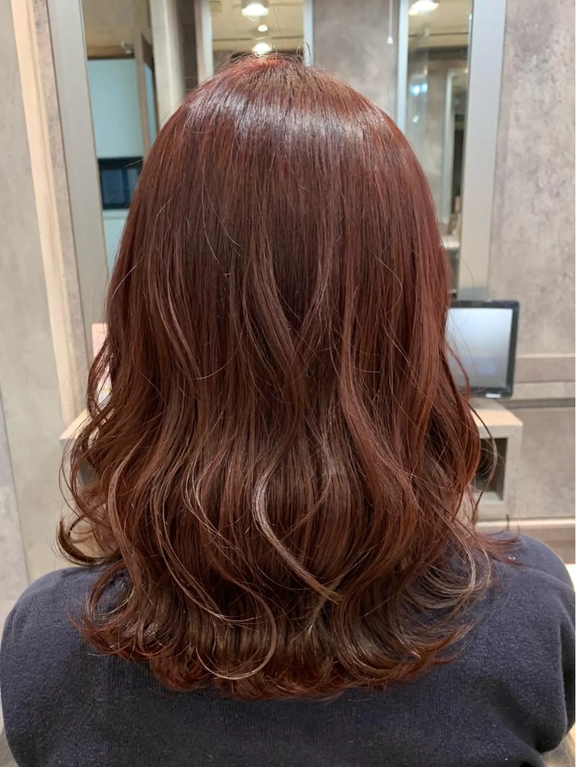 カラー ブラウンカラー ピンクカラー B E C H I C O〔べち子〕のヘアスタイル