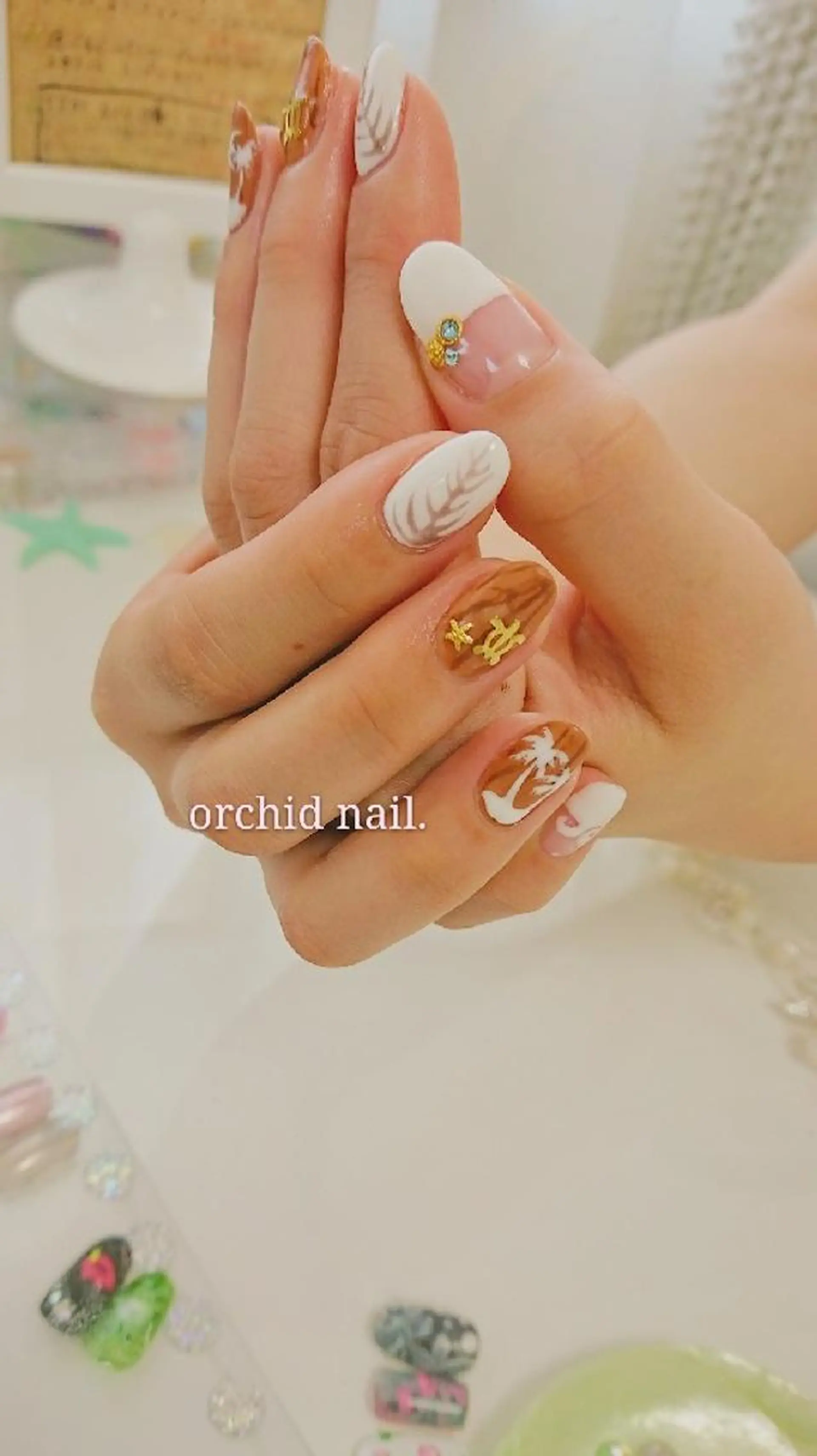 ネイル orchid ♡オーキッドのネイルデザイン
